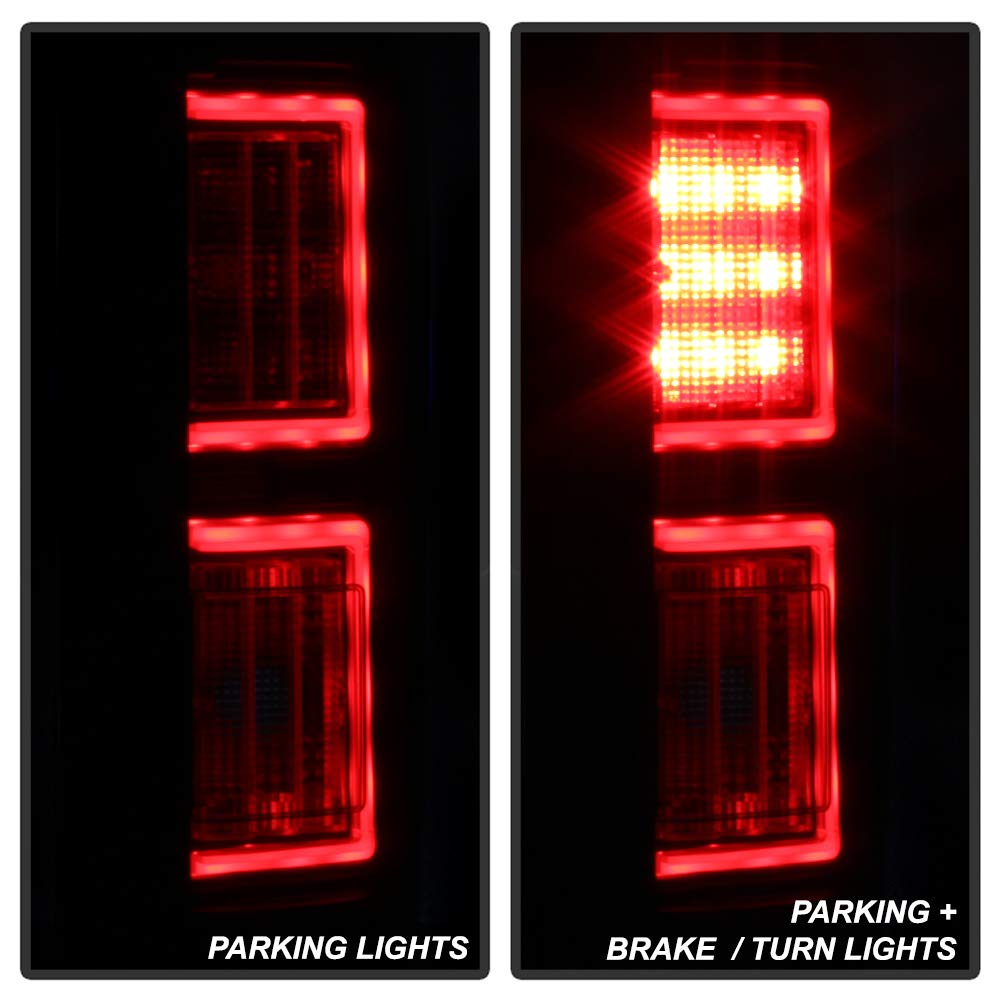 ACANII Smoked Black LED Tail Lights for 2018-2020 Ford F150 Pickup Truck - Brake Lamps Pair (Driver & Passenger Side) - Upgrade Your Truck's Style & Visibility for Night Driving & Off-Road Adventures