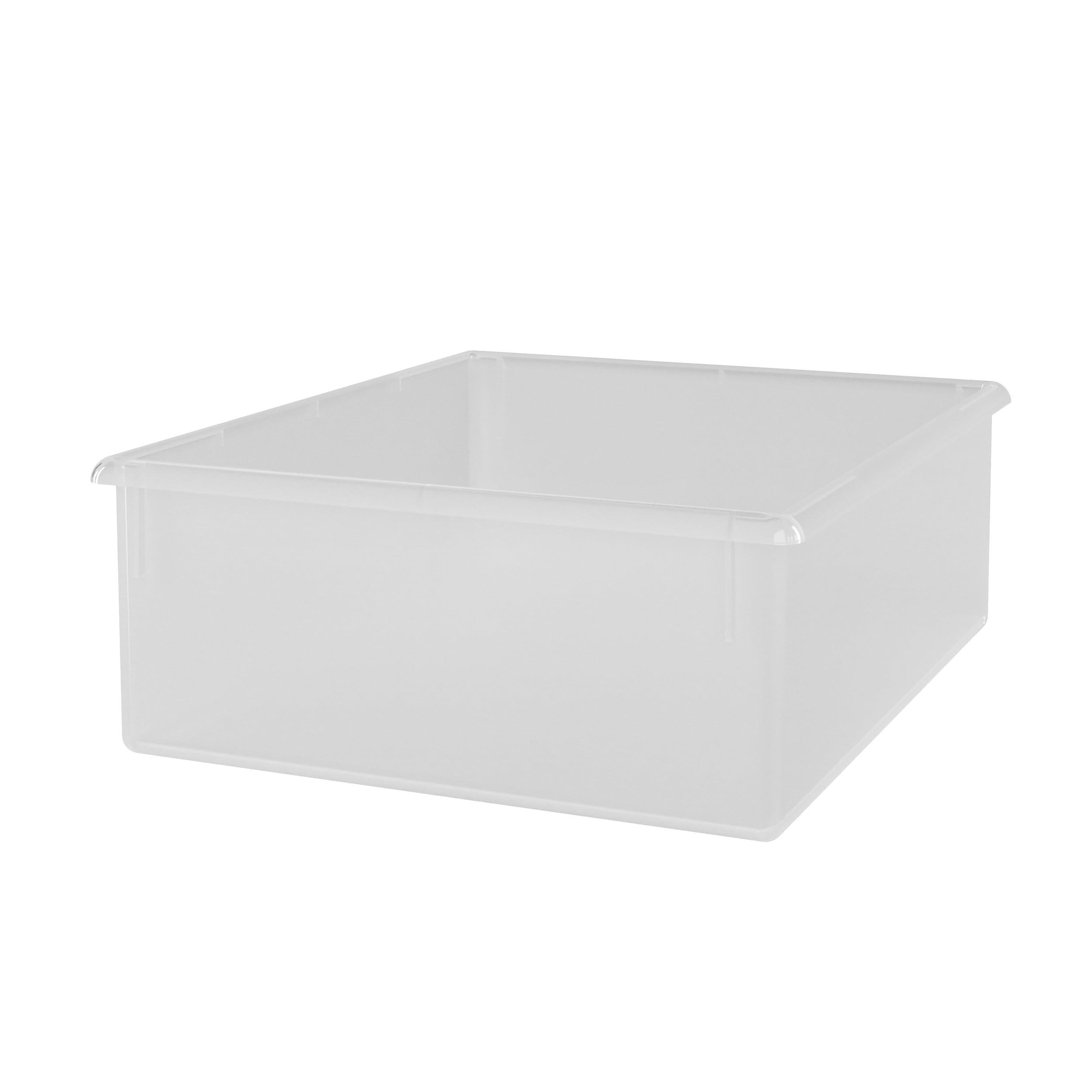 Clear Plastic Storage Containers for Baby Changing Tables & Diaper Organizers - 12 Pack Stackable Bins for Daycare Centers, Nurseries & Home Organization - Perfect for Storing Diapers, Wipes & Baby Essentials