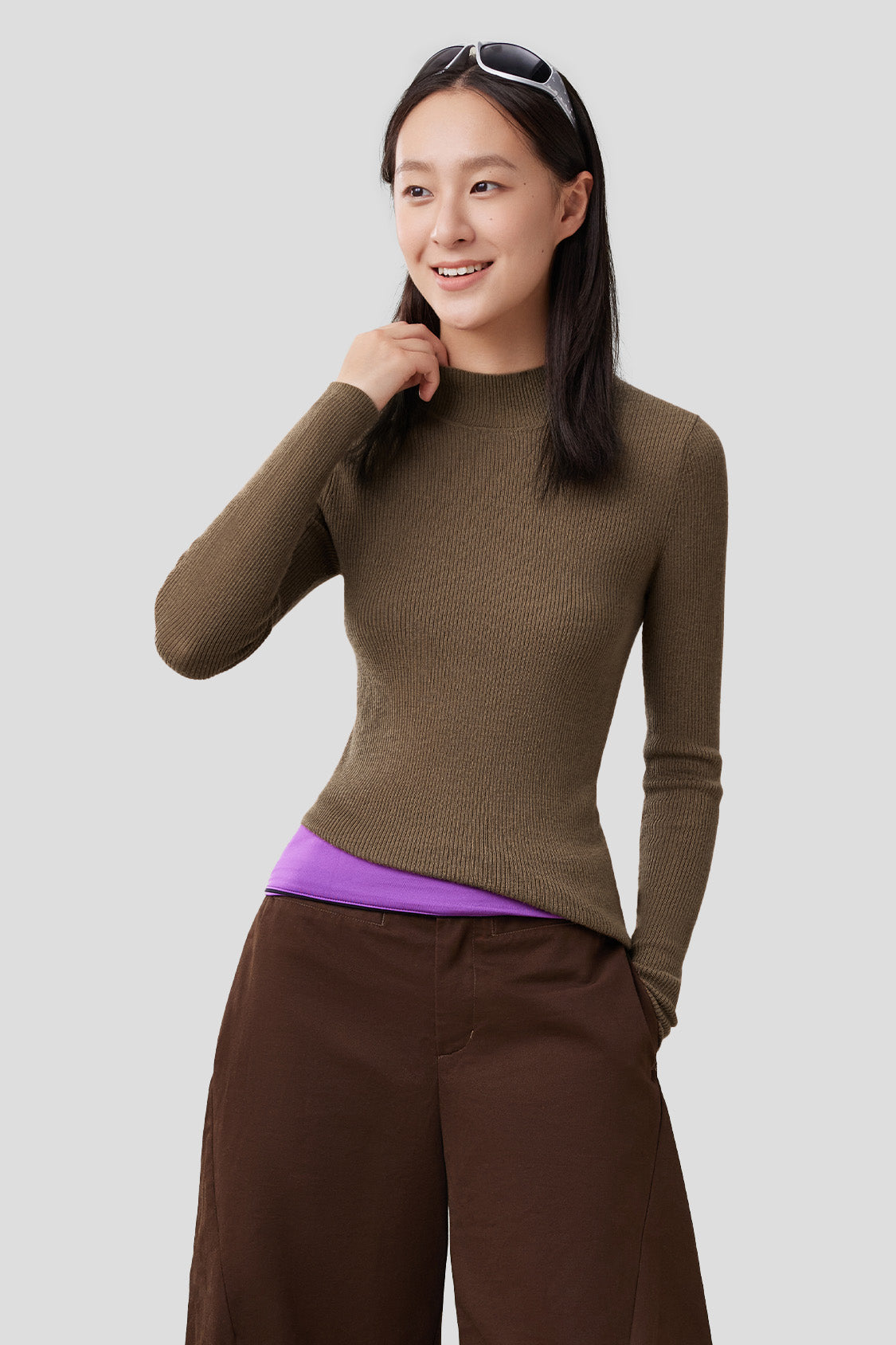 Cozy Women's Wool Sweater for Winter - Soft & Warm Knit Pullover for Casual Outfits & Cold Weather Layering