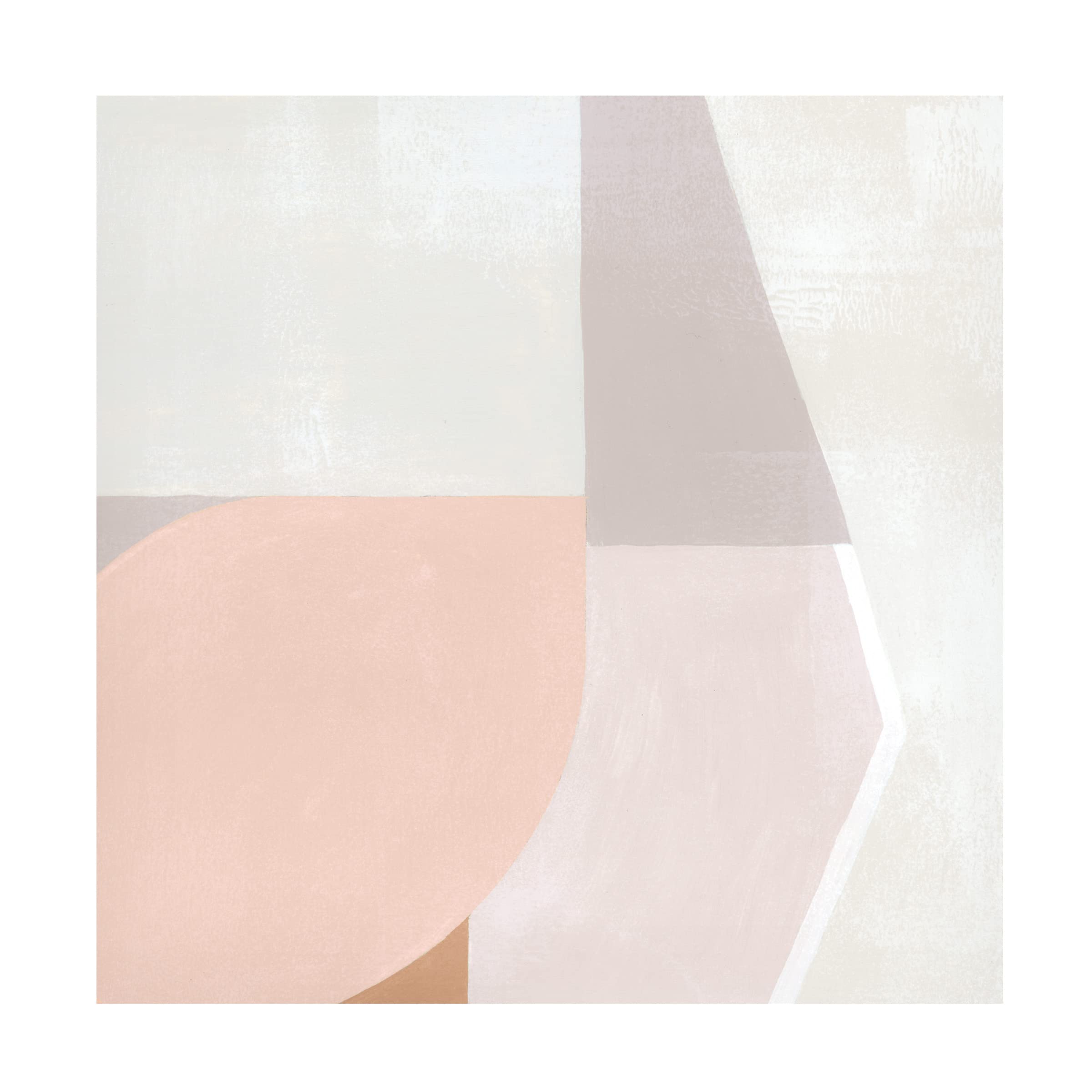 Grace Popp Pastel Eclipse III Canvas Wall Art - Modern Abstract Painting for Living Room, Bedroom & Office Decor - Handmade Stretched Framed Ready to Hang