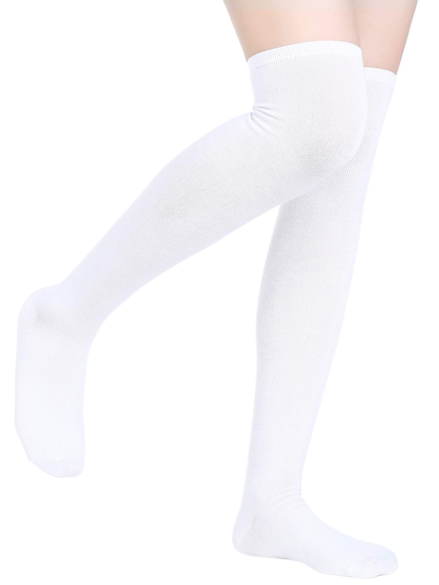 SATINIOR Women's Knee High Socks - Halloween Cosplay Stockings for Party, Costume, Anime, Gothic Lolita Fashion - Perfect for Halloween, Cosplay Events & Themed Parties