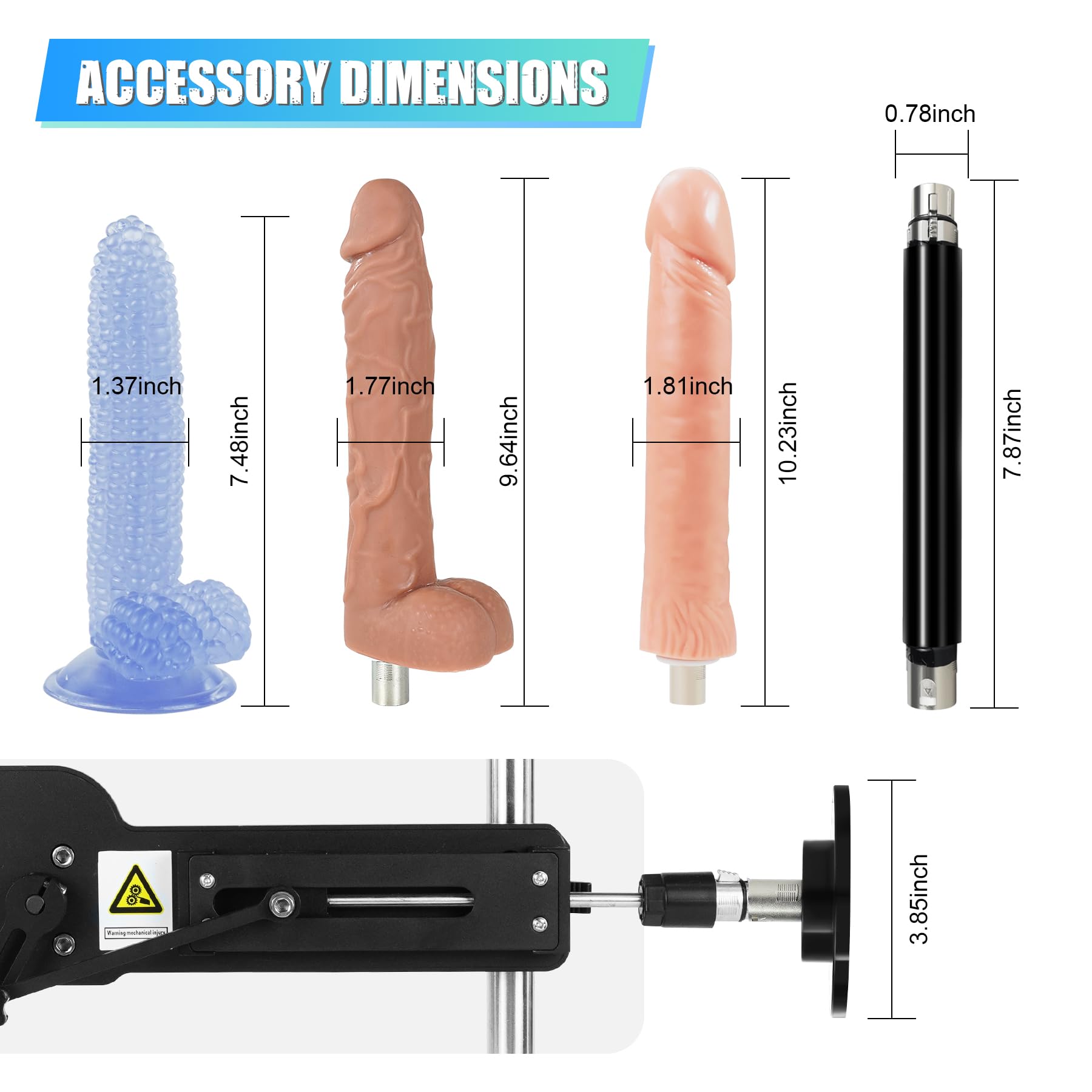 Powerful Automatic Thrusting Sex Machine for Women & Couples - Remote Control Adult Toy with 3XLR Connector & Suction Cup, Multi-Speed Thrusting Dildo Machine for Bedroom, BDSM, and Solo Play - Perfect for Couples & Adult Entertainment