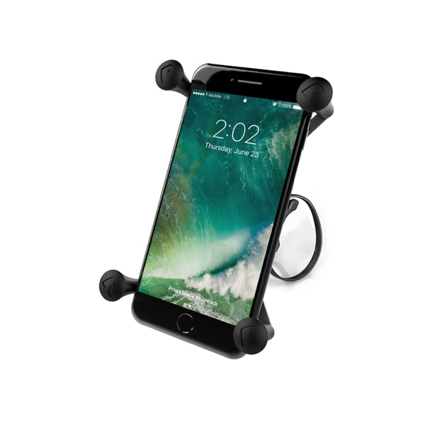 RAM EZ ON/OFF™ Bicycle Mount with X-Grip® Large Phone Holder - Universal Smartphone Bike Mount for iPhone, Samsung & More - Perfect for Cycling, Commuting & Outdoor Adventures (RAP-274-1-UN10)