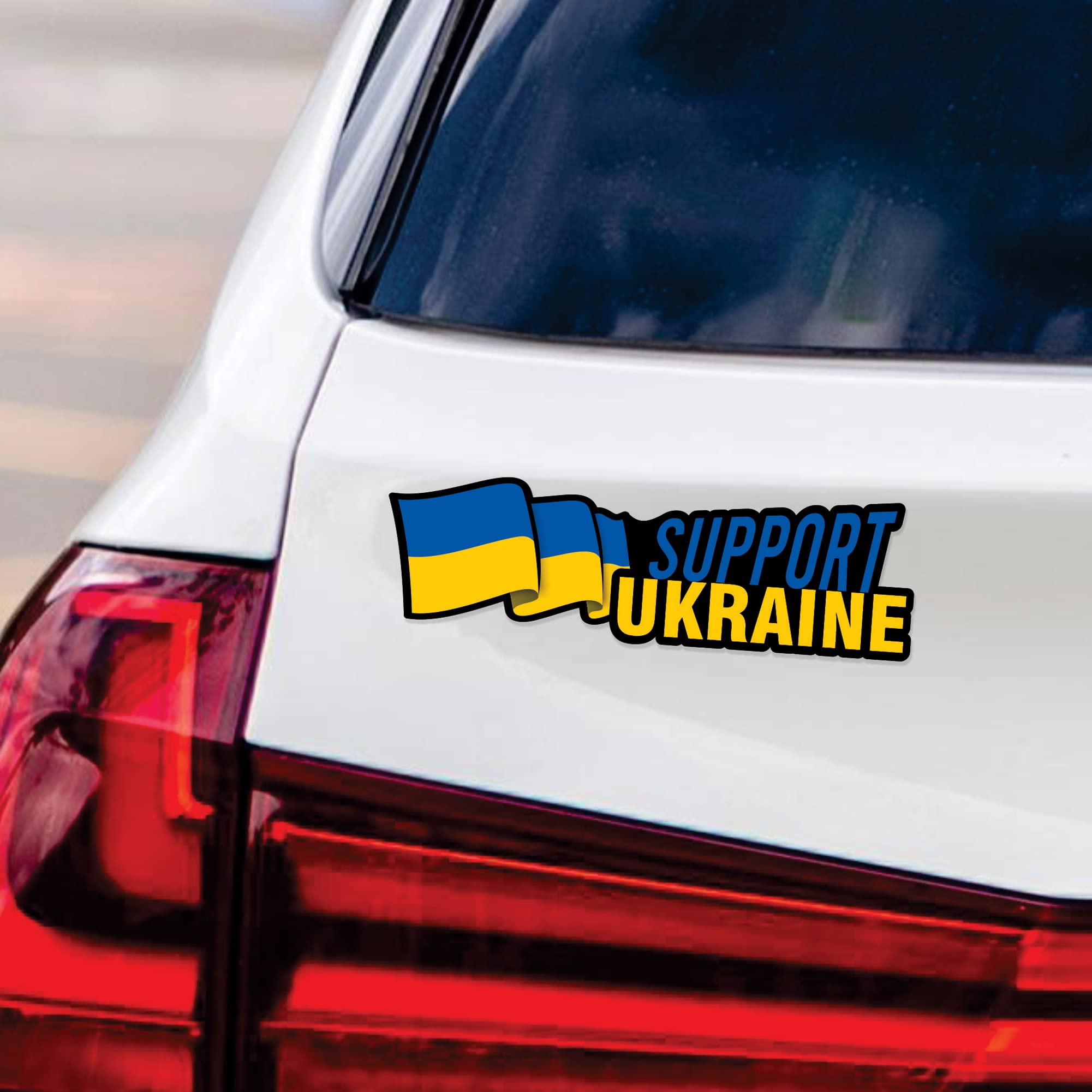 Stand with Ukraine Car Magnet - 10
