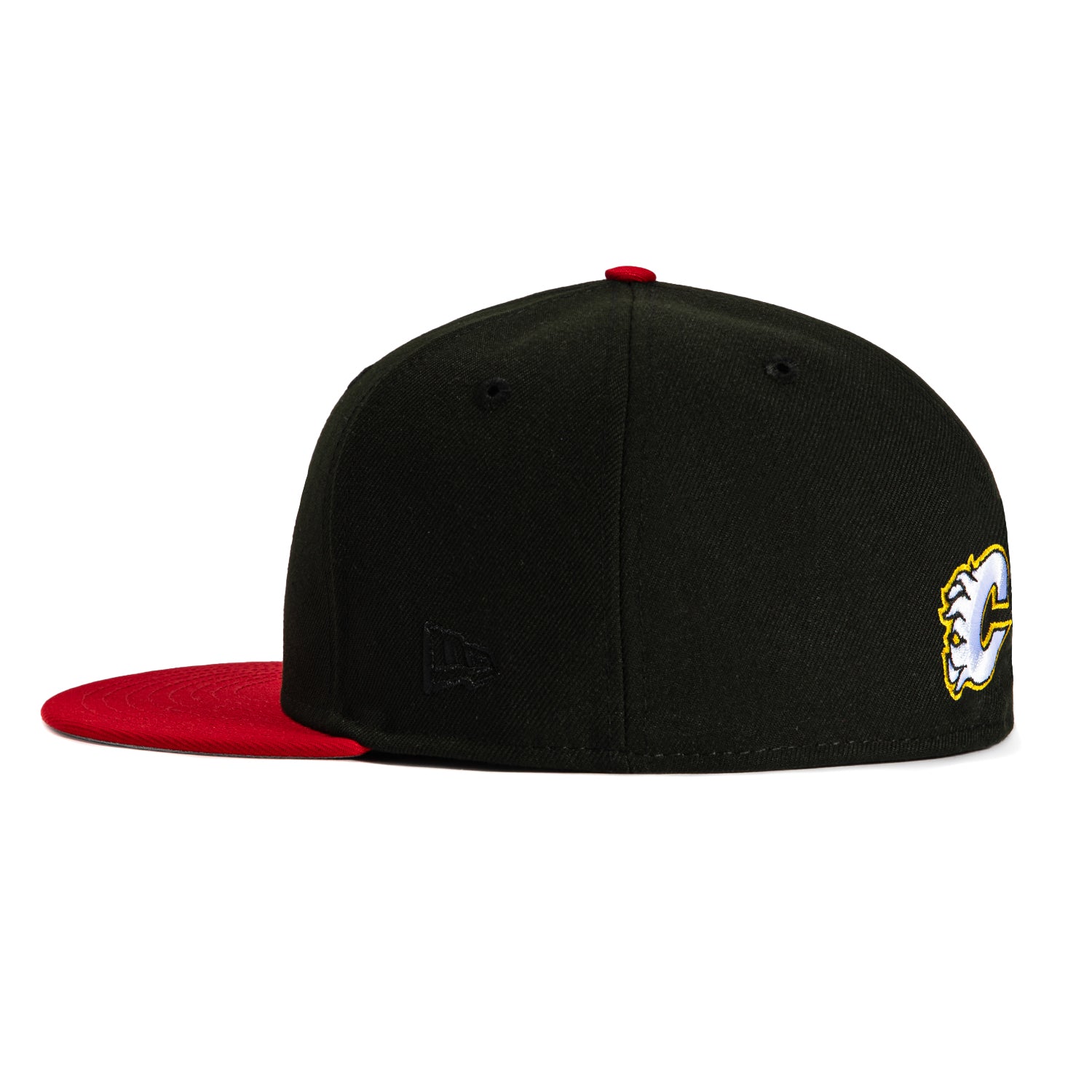 New Era 59Fifty Calgary Flames Blasty Hat - Black & Red NHL Hockey Snapback Cap for Men & Women - Perfect for Game Day, Sports Events & Fan Gear Collection