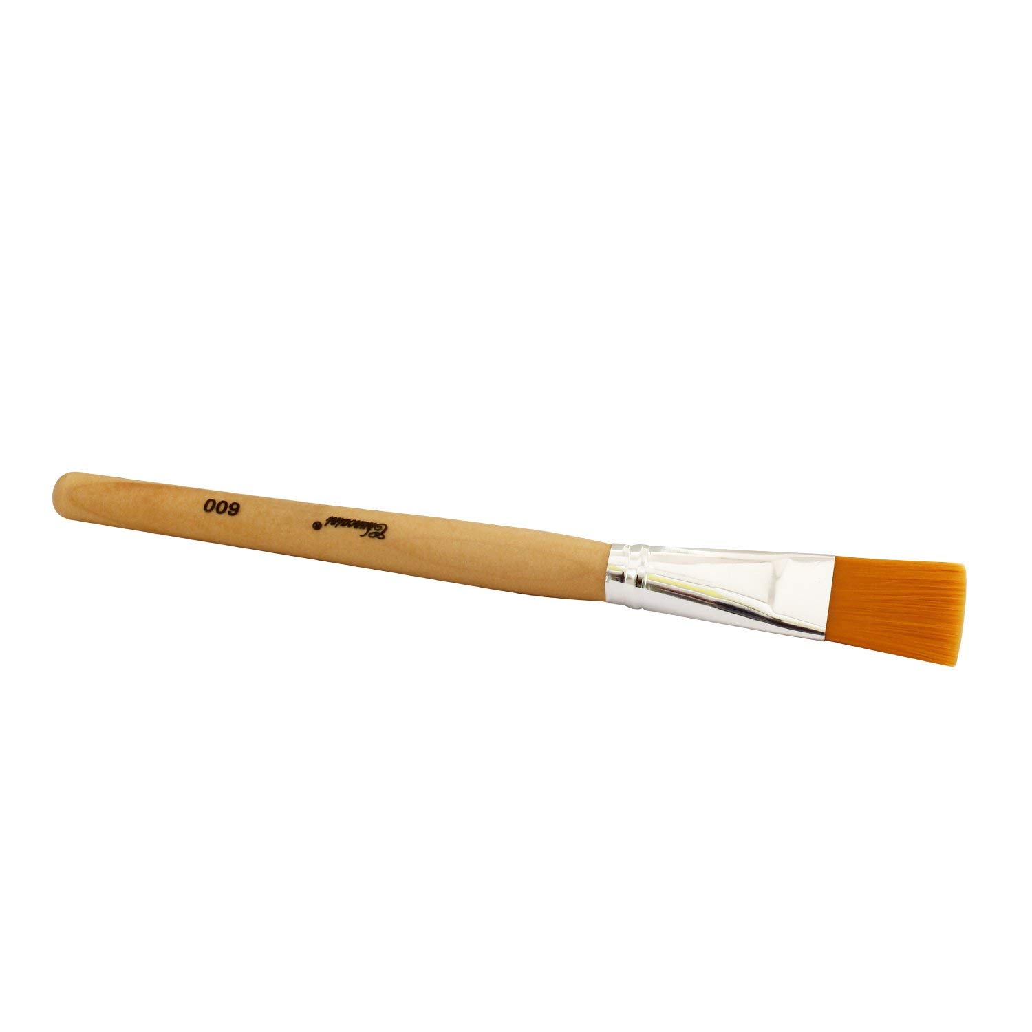 Elecsera Brown Makeup Brush for Face Pack & Skincare - Perfect for Applying Face Masks, Serums, and Creams at Home or Salon