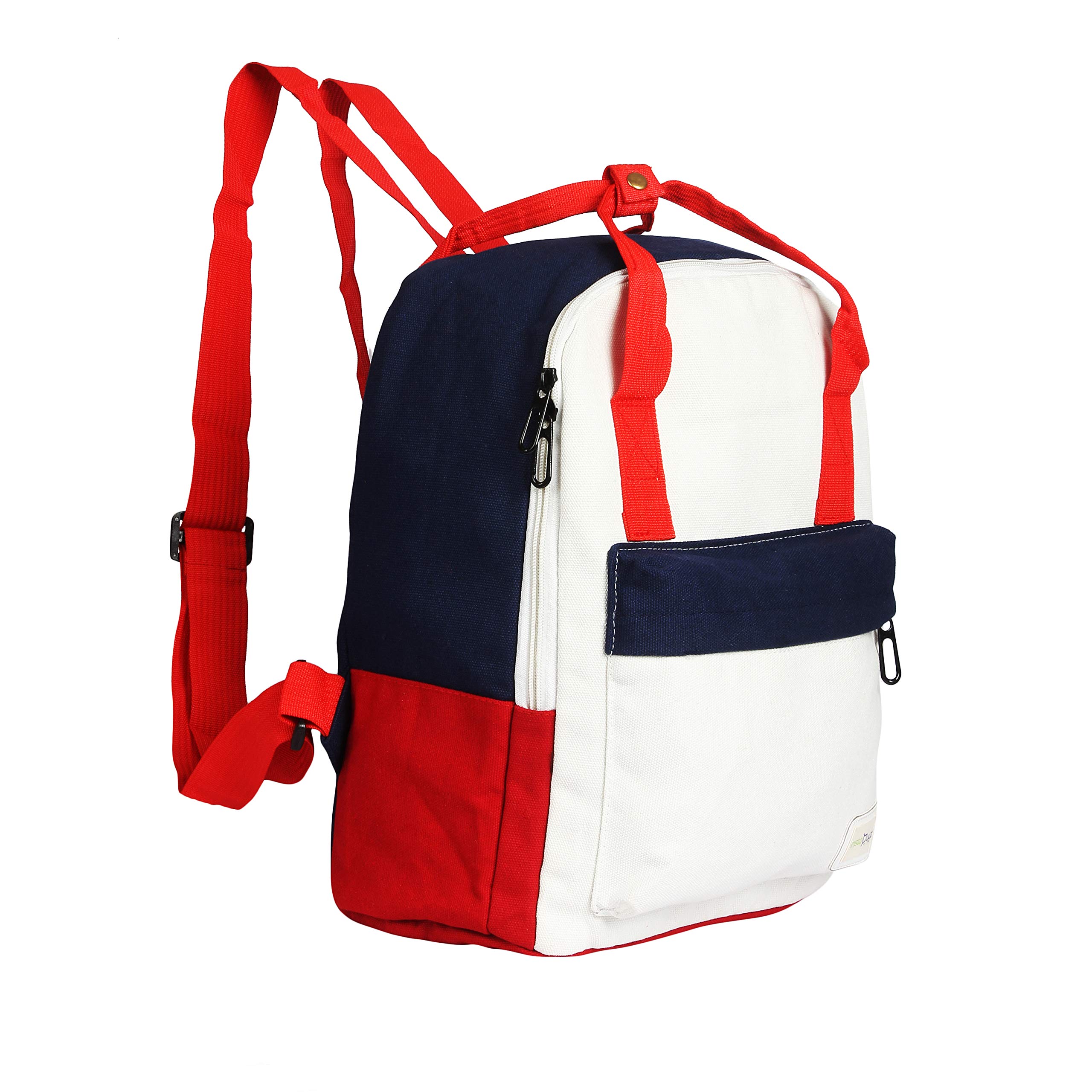 INSTABUYZ Lightweight Fabric Backpack for School, College & Office - Durable Unisex Bookbag for Boys & Girls - Perfect for Daily Use, Travel & Outdoor Activities