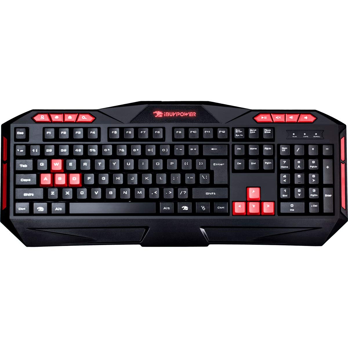 iBUYPOWER Ares E1 RGB Mechanical Gaming Keyboard - Wired USB Keyboard with Customizable Lighting for PC Gamers - Perfect for FPS, MOBA and Esports Gaming