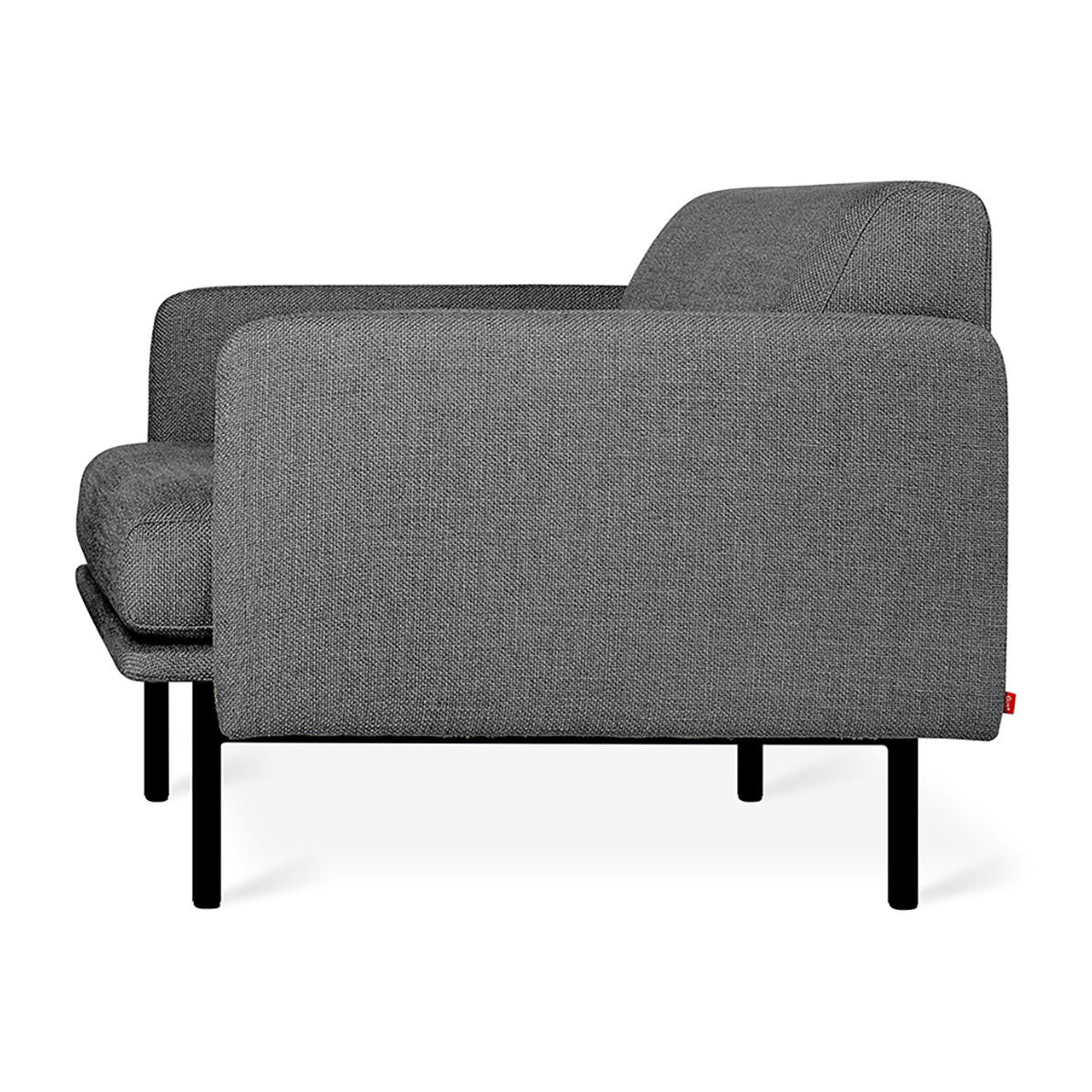 Foundry Fabric Armchair - Modern Upholstered Accent Chair for Living Room, Bedroom & Office - Comfortable Lounge Seating for Home Decor
