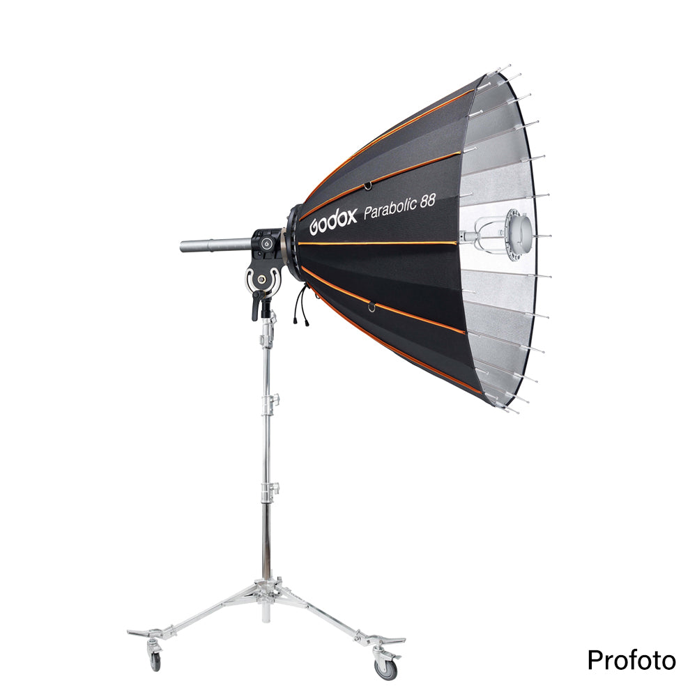 P88 Multi-Purpose Deep Parabolic Softbox Lighting Kit with Reflection System - Professional Studio Light Modifier for Photography & Videography (Perfect for Portraits, Product Shoots, and YouTube Videos)