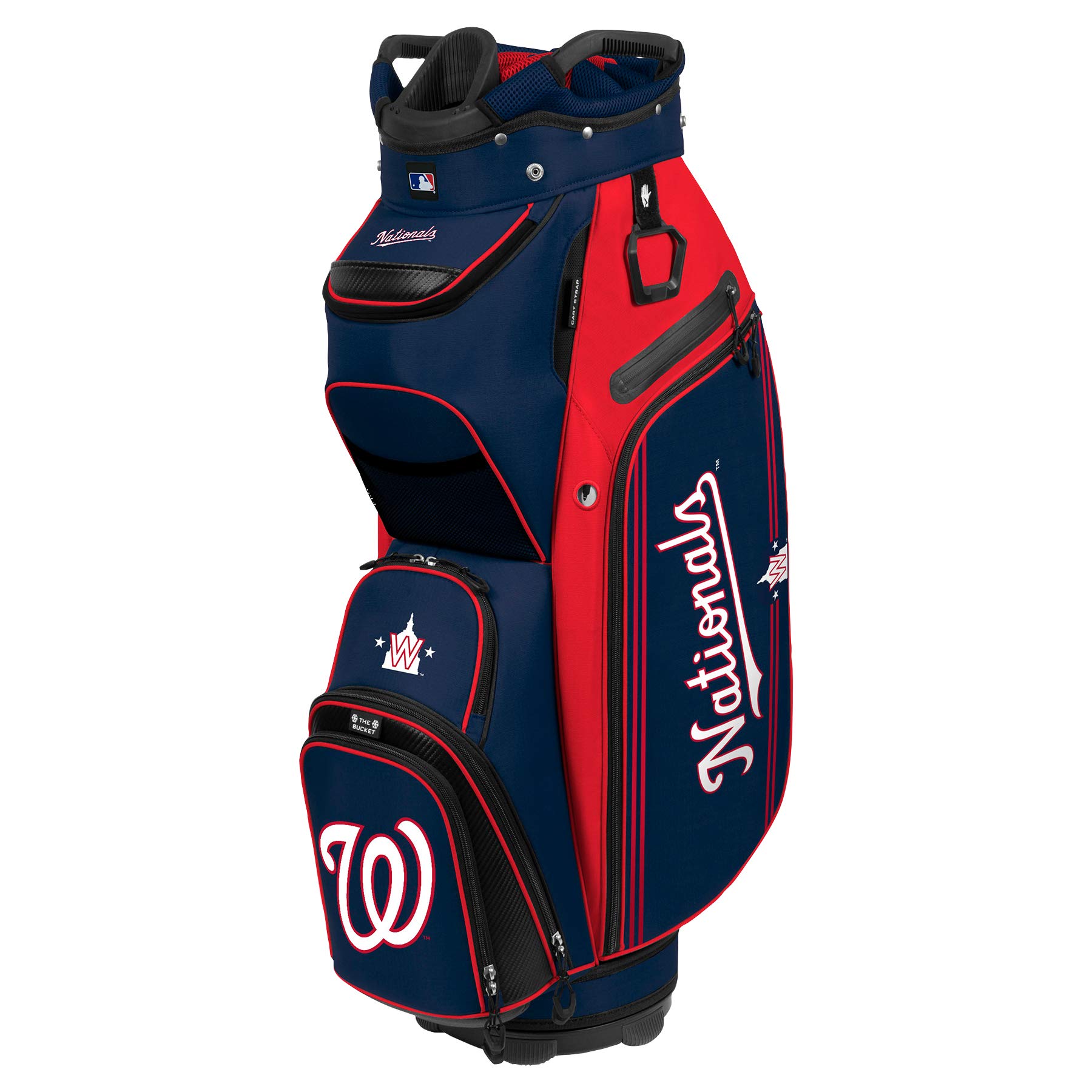 Team Effort MLB The Bucket III Cooler Cart Golf Bag - Insulated Sports Cooler for Baseball, Golf & Tailgating - Perfect for Games, Camping & Outdoor Events
