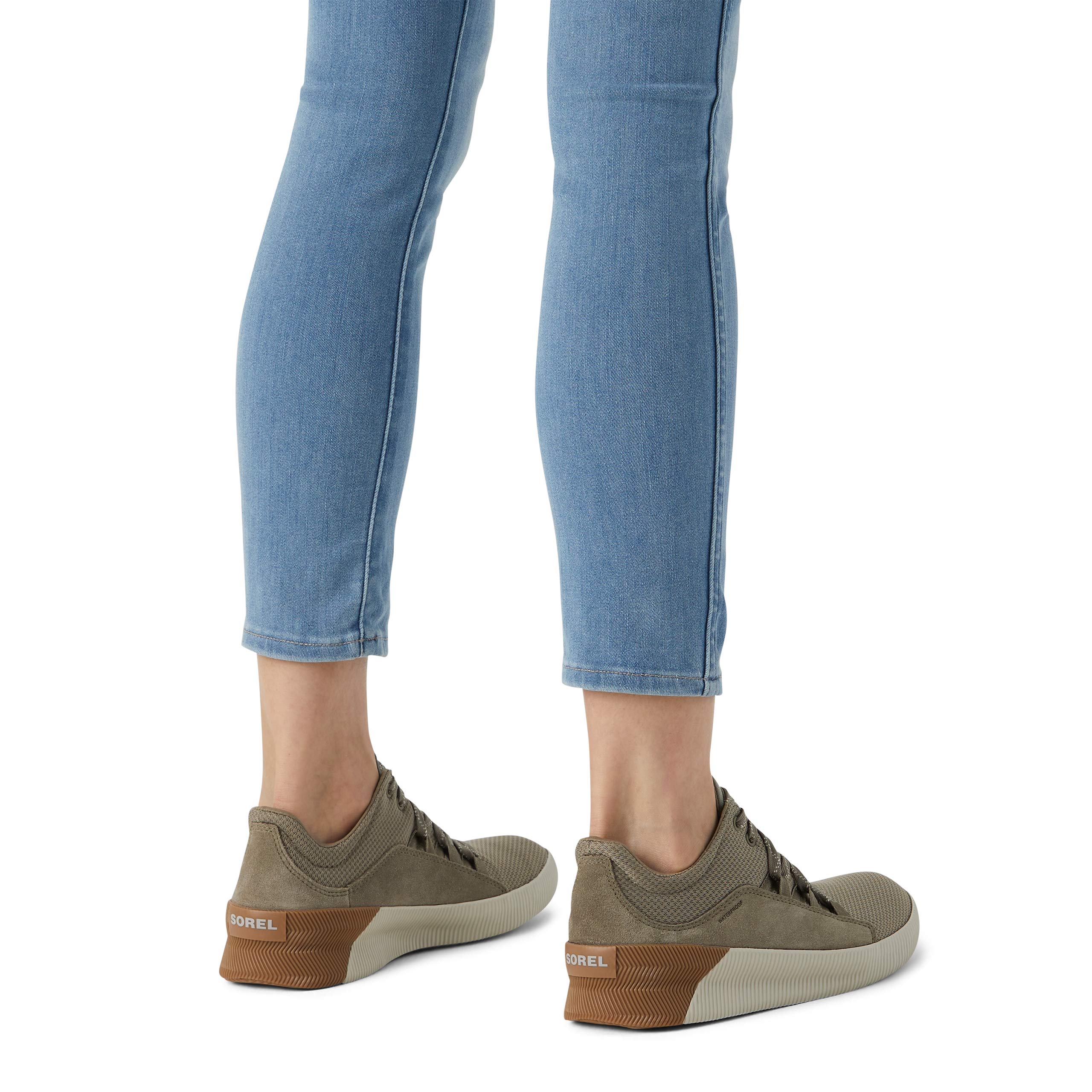 Sorel Women's Out 'N About III Plus Waterproof Suede Lace-Up Sneakers - Comfortable Walking Shoes for Outdoor Adventures & Everyday Wear