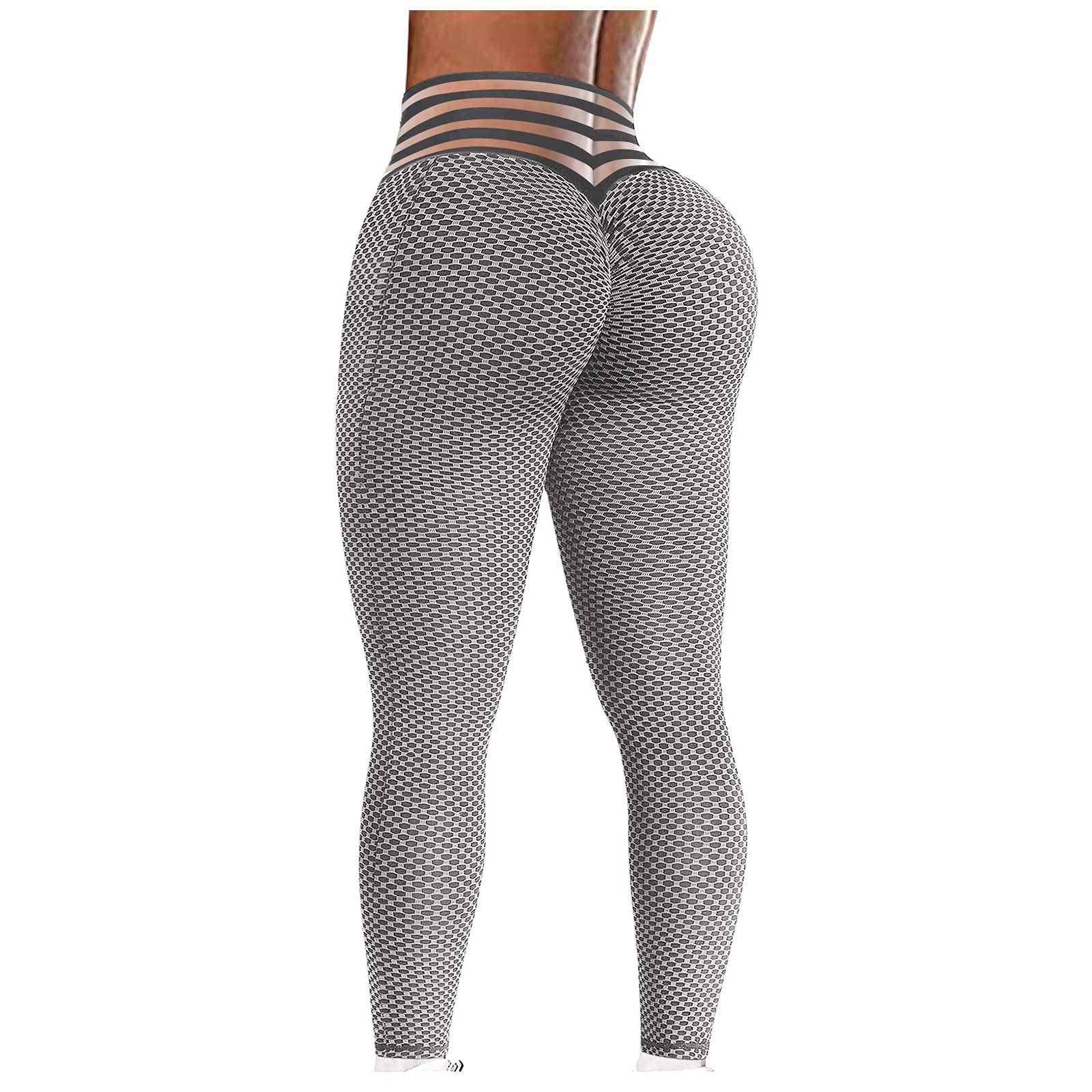 Women's Ribbed Workout Leggings - High Waist Yoga Pants for Running, Gym & Fitness - Solid Color Athletic Tights for Women - Perfect for Yoga, Pilates & Daily Wear