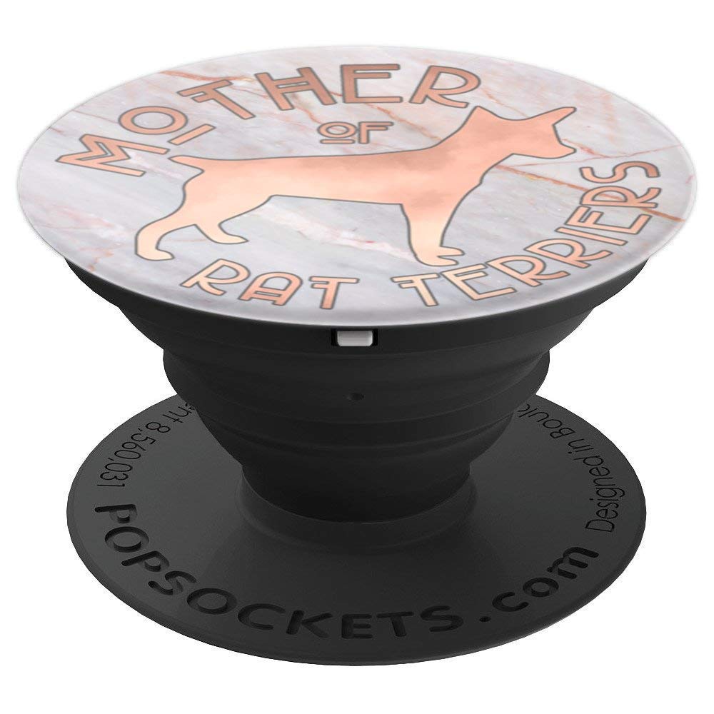 Rat Terrier Dog Mom Rose Pink PACD082 - Perfect for Pet Lovers & Dog Enthusiasts | Ideal for Gifts, Home Decor & Dog-Themed Events