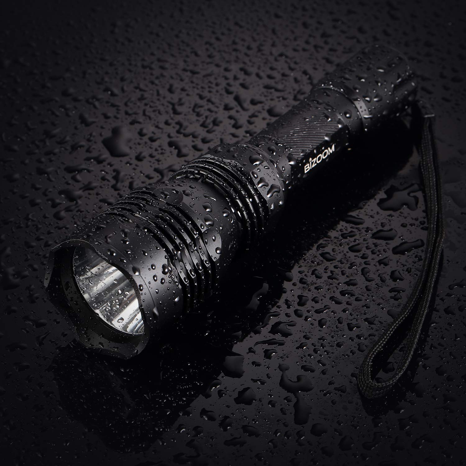 KL25 Hunting Light Flashlight - Long Range Red & Green Varmint Light Kit for Predator Hunting, Hog Fox Coyote Control - with Pressure Switch - Perfect for Night Hunting, Wildlife Observation, and Outdoor Security
