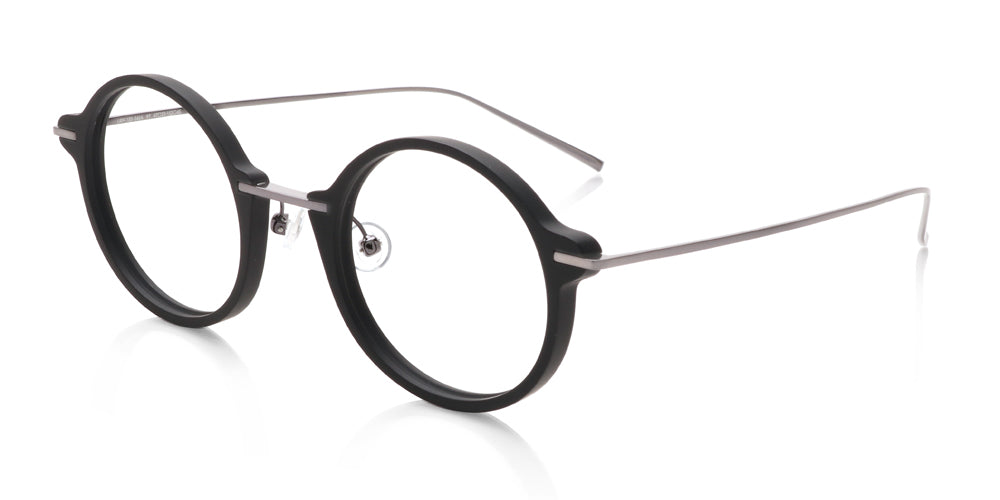 JINS Design Project x Konstantin Grcic LINK Eyeglasses - Lightweight Titanium Frame with Blue Light Blocking Lenses for Work & Digital Screen Use
