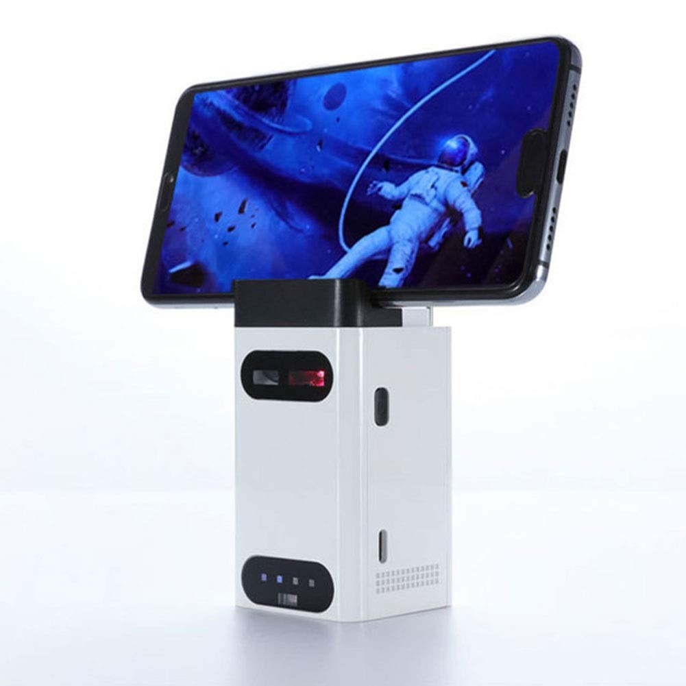 YongFeng Bluetooth Laser Projection Keyboard & Mouse Combo with Phone Holder & Power Bank - Portable Virtual Keyboard for Smartphones, Tablets, PCs - Perfect for Office, Travel, Home Theater and Gaming