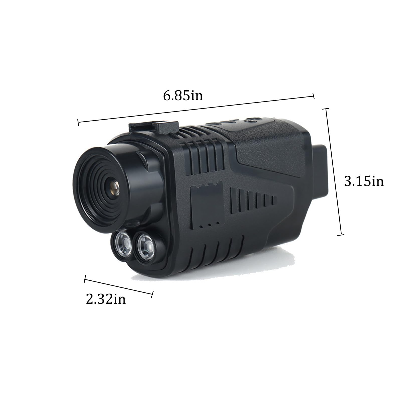 YSFHYAN Digital Night Vision Monocular - 7-Speed IR Light Adjustment, Day & Night Use for Hunting, Wildlife Observation, Night Photography & Security Surveillance