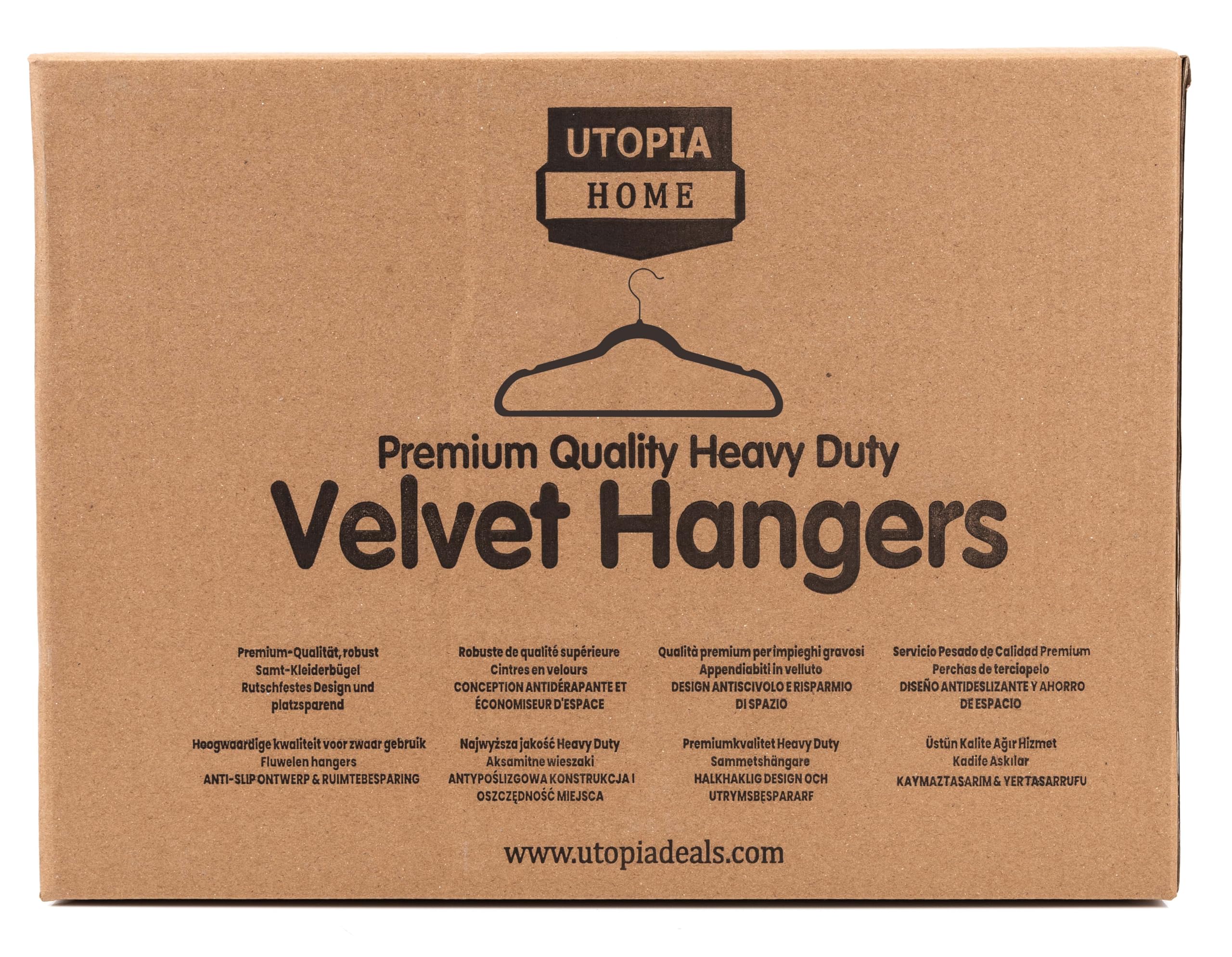 Utopia Home 50-Pack Velvet Non-Slip Clothes Hangers with 360° Rotatable Hook - Heavy Duty Coat & Pants Hangers in Pink - Perfect for Closet Organization, Wardrobe Storage & Travel Packing