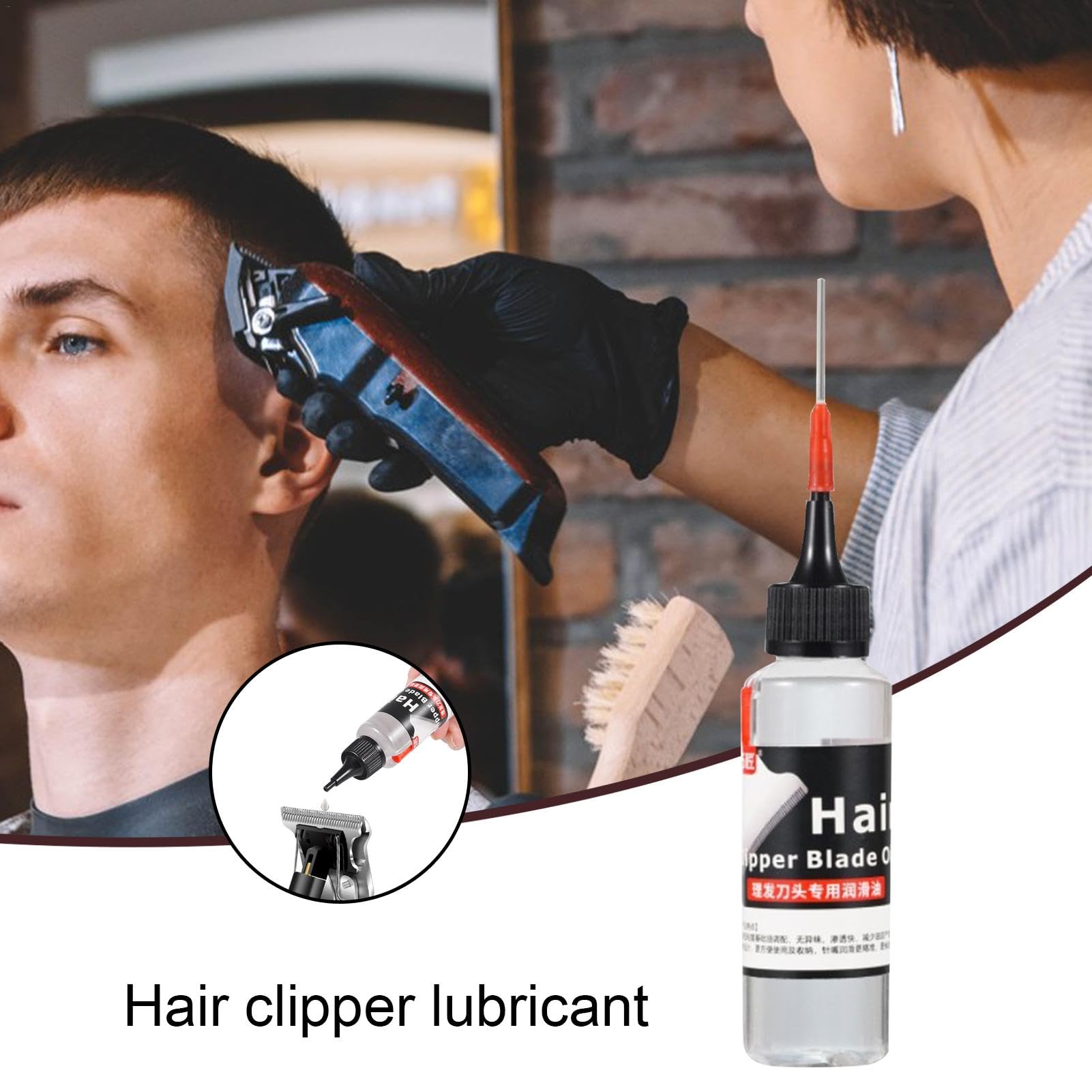 Premium Hair Clipper Oil - Professional Blade Lubricant & Rust Prevention for Hair Trimmers, Beard Clippers & Shavers | Barber-Grade Maintenance Oil for Smooth Cutting & Long-Lasting Blades | Ideal for Home & Salon Use