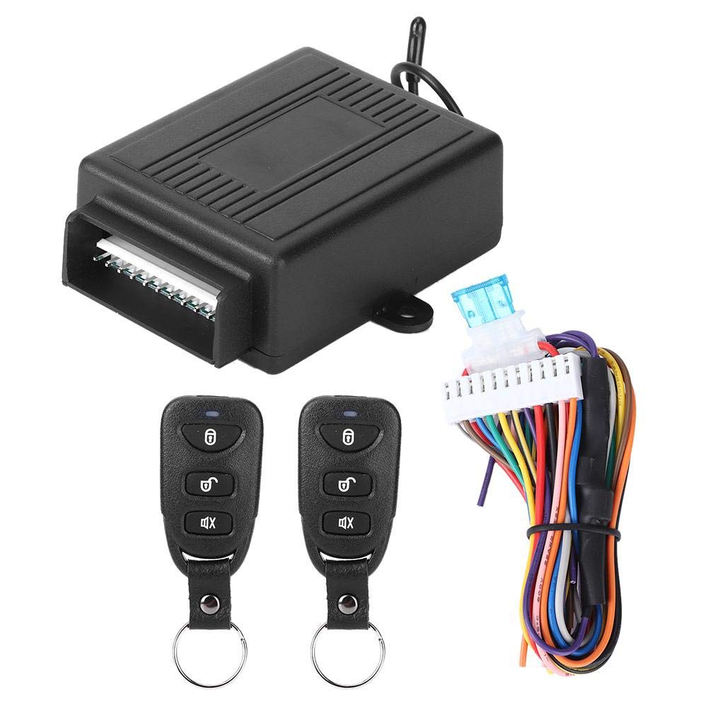 Universal Car Keyless Entry System - Qiilu Remote Central Lock Controller Kit for Easy Vehicle Access & Security | Perfect for Keyless Entry, Auto Locking & Unlocking, and Enhanced Car Safety