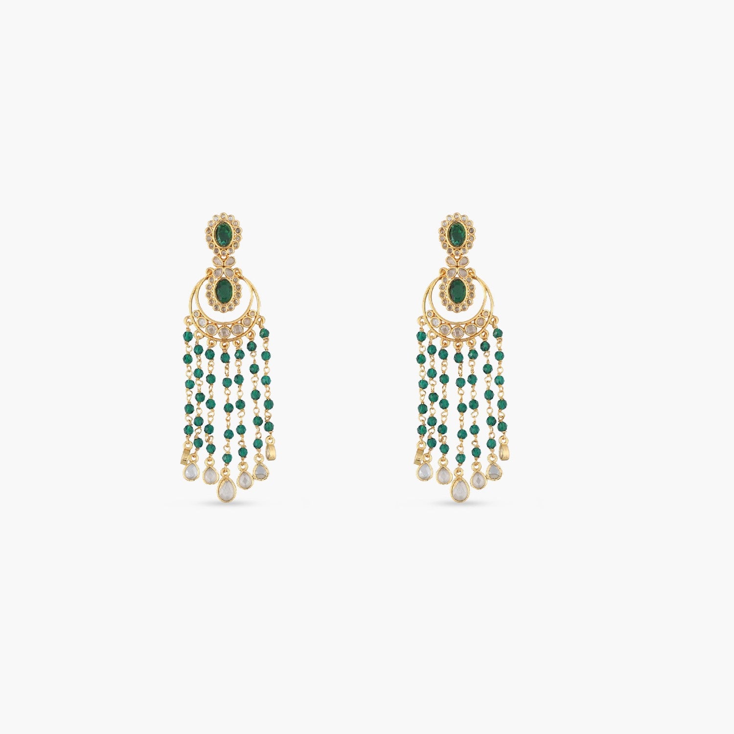 Classic Floral Beaded Earrings for Women – Elegant Handmade Jewelry for Parties, Weddings & Everyday Wear