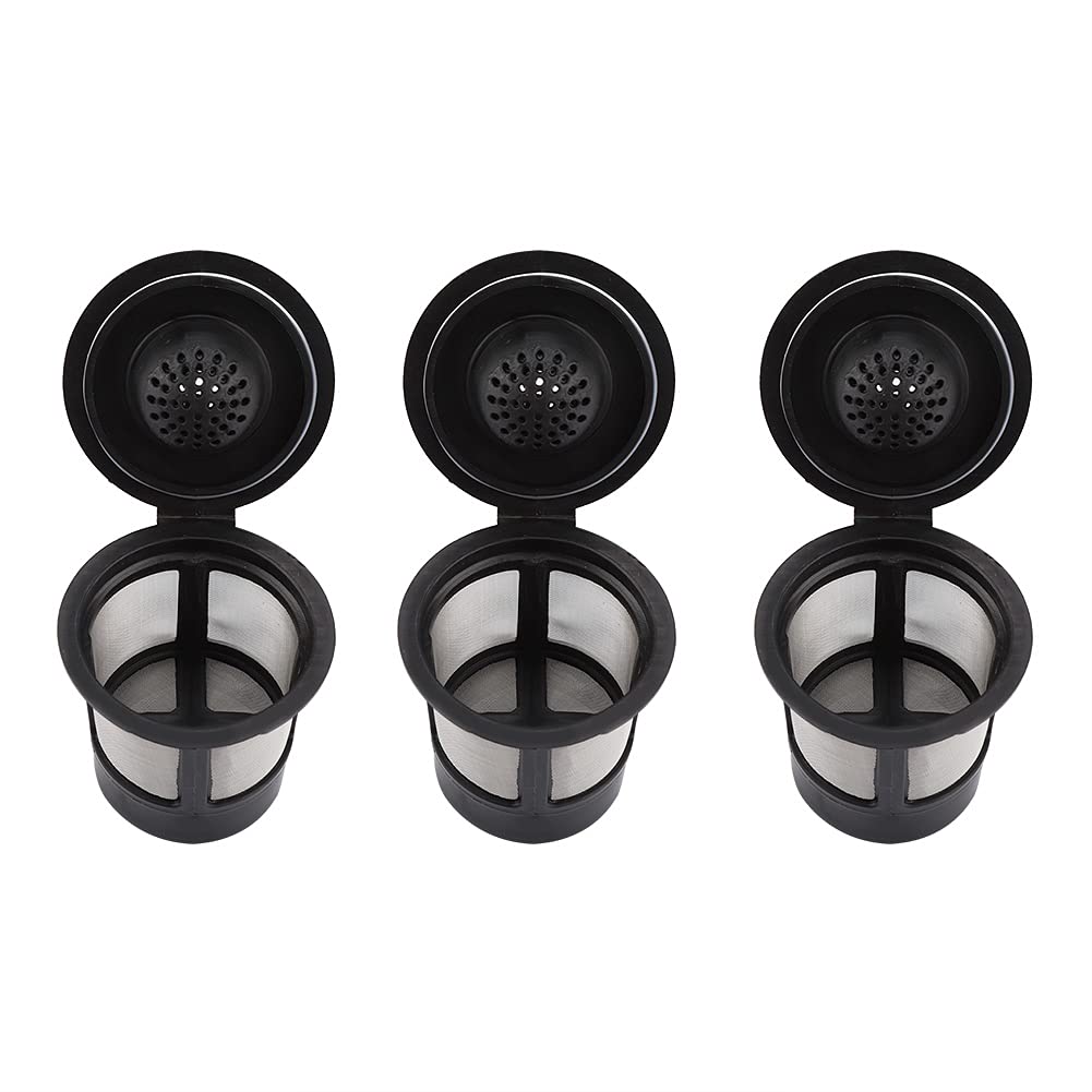 Refillable Coffee Capsule Filter 3-Pack/6-Pack - Reusable Coffee Pods for Keurig, Nespresso & DIY Brewing - Eco-Friendly Kitchen Coffee Accessories for Home & Office Use
