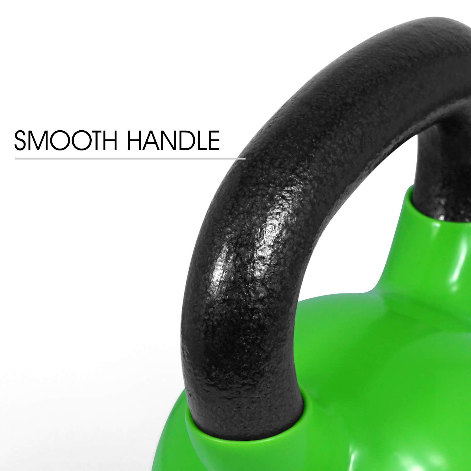 Yes4All Vinyl Coated Kettlebell Set - 5-25 lbs Weight Combo for Full Body Workout, Strength Training, HIIT & CrossFit | Perfect for Home Gym, Push Ups, Grip Exercises & Dumbbell Workouts
