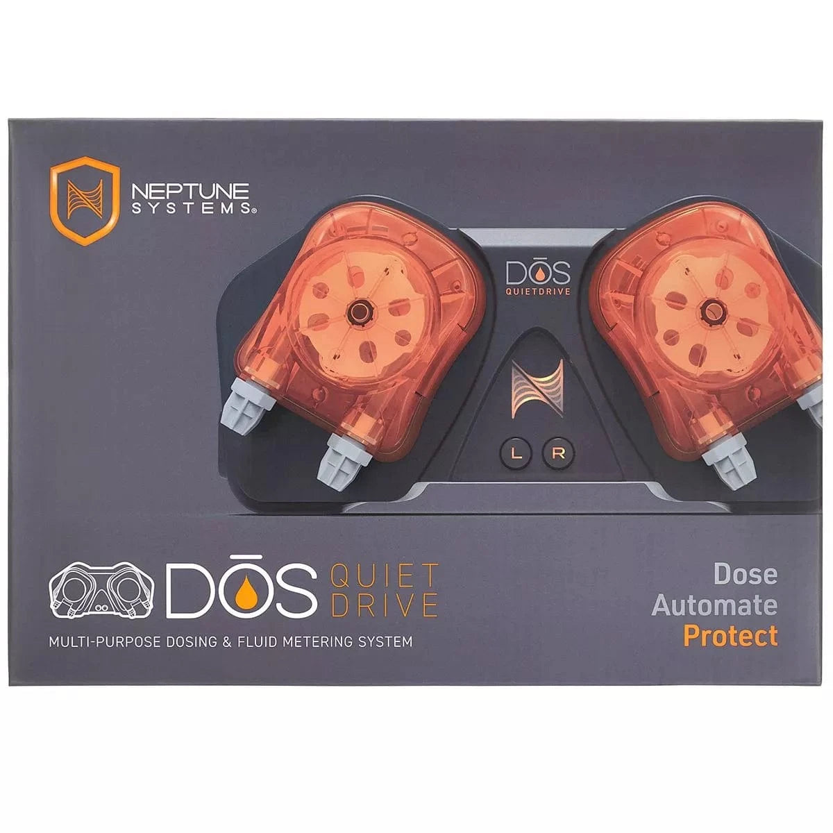 Neptune Systems DOS QD Dosing and Fluid Metering System - Precision Aquarium Dosing Pump for Reef Tanks, Saltwater & Freshwater Aquariums