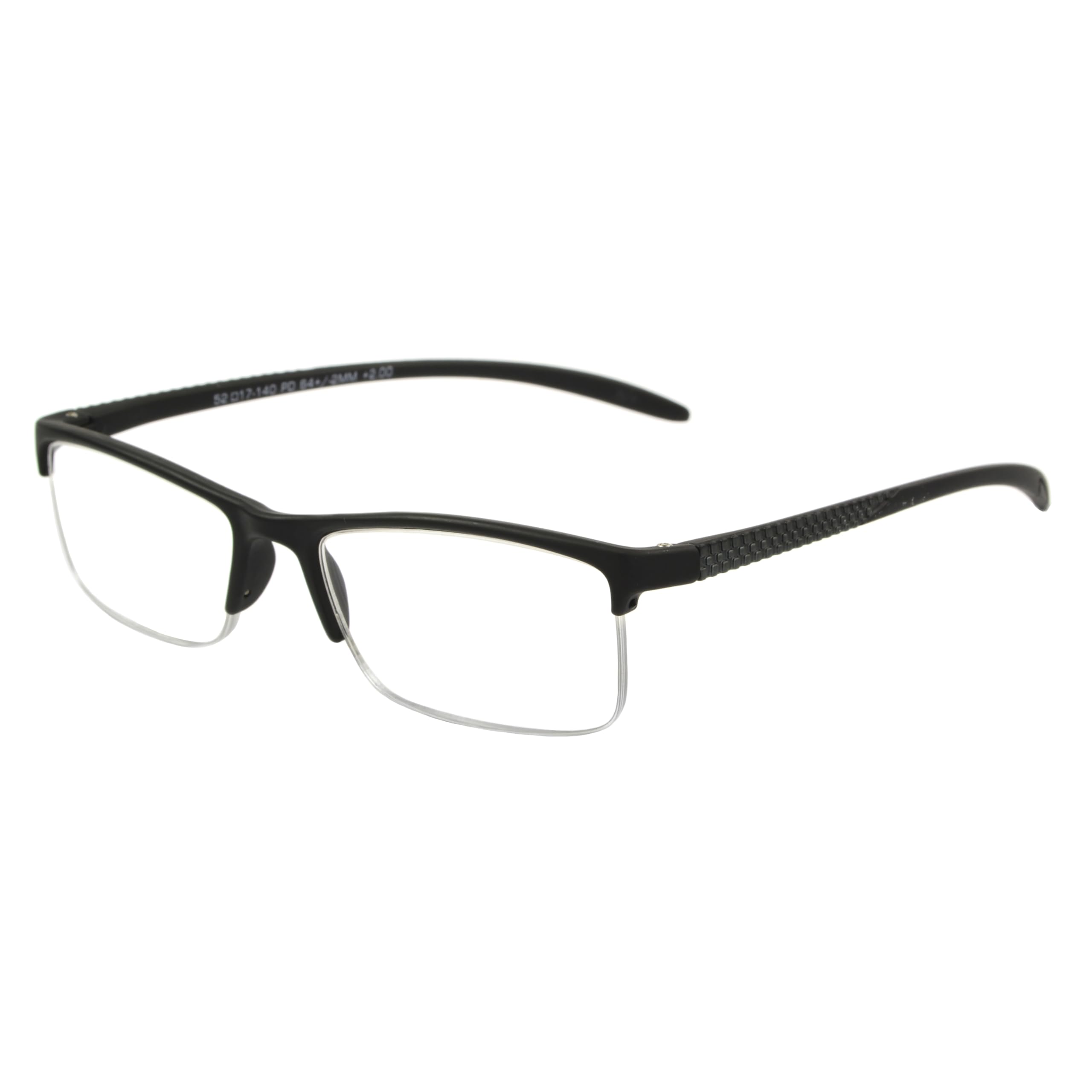 Foster Grant Men's Paolo Square Reading Glasses +1.50 to +3.50 Strength - Classic Tortoise Frame for Reading, Computer & Office Use