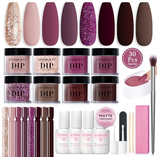 Glitter Brown Purple