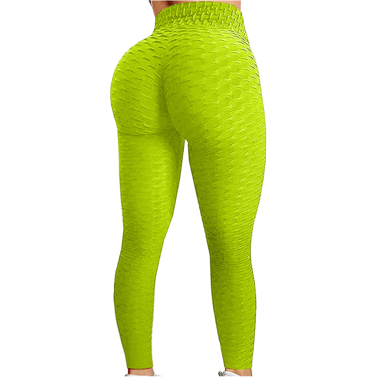 Women's High Waist Yoga Pants - Bubble Hip Lifting Leggings for Running, Exercise & Fitness | Perfect for Gym, Workouts & Casual Wear