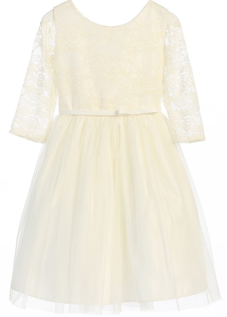 Elegant Lace Flower Girl Dress for Little Girls – Perfect for Easter, Holidays & Special Occasions – Birthday Party, Wedding, Pageant & Formal Events