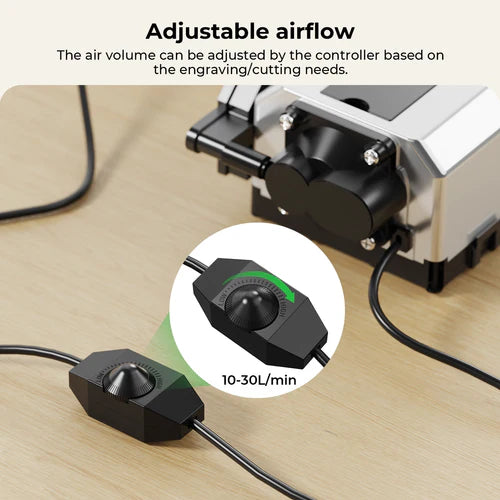xTool M1 Air Assist Set for Laser Engraving & Cutting - Enhance Precision & Efficiency | Perfect for DIY Crafts, Woodworking & Metal Projects
