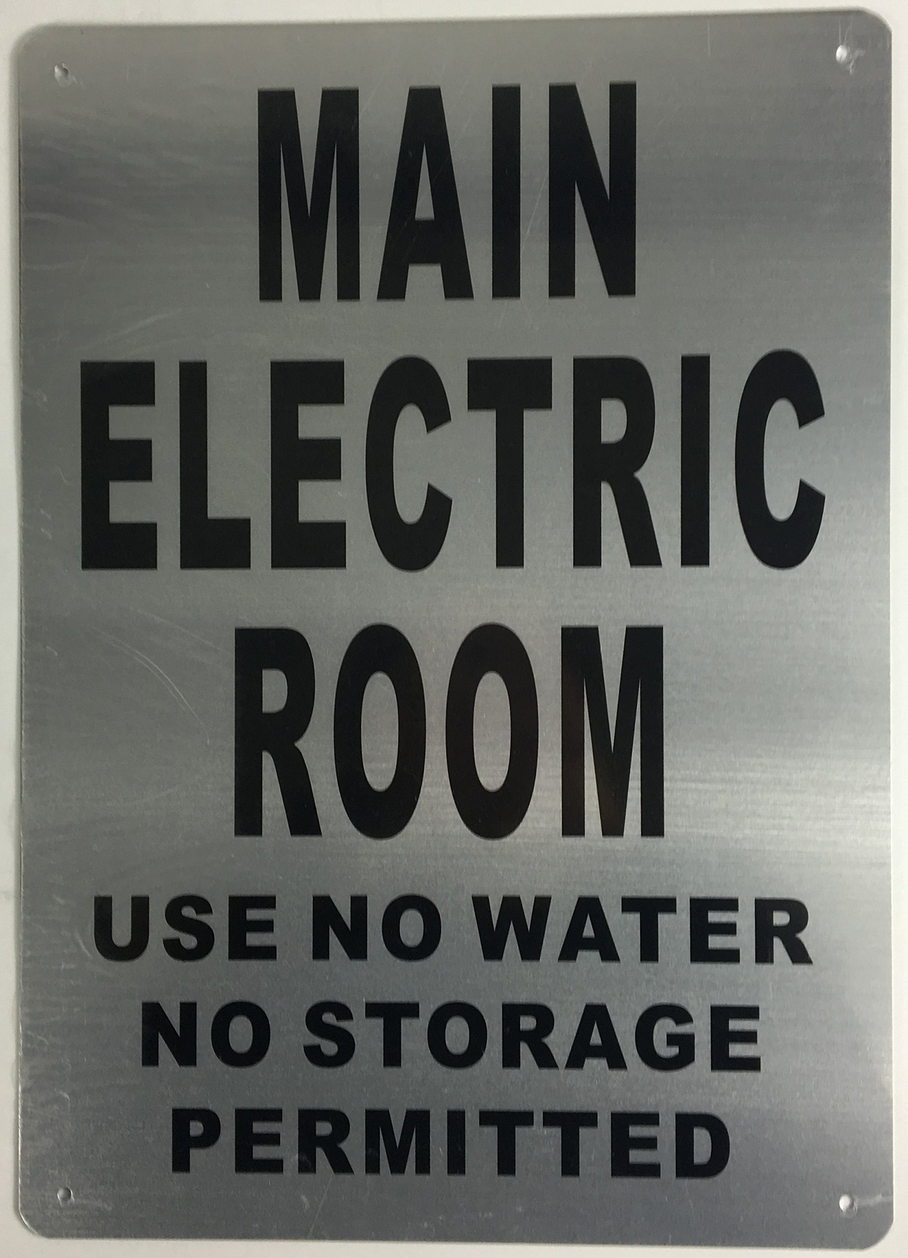 10x14 Rust-Free Aluminum Electric Room Sign - Durable & Modern for Offices, Hotels, and Conference Rooms