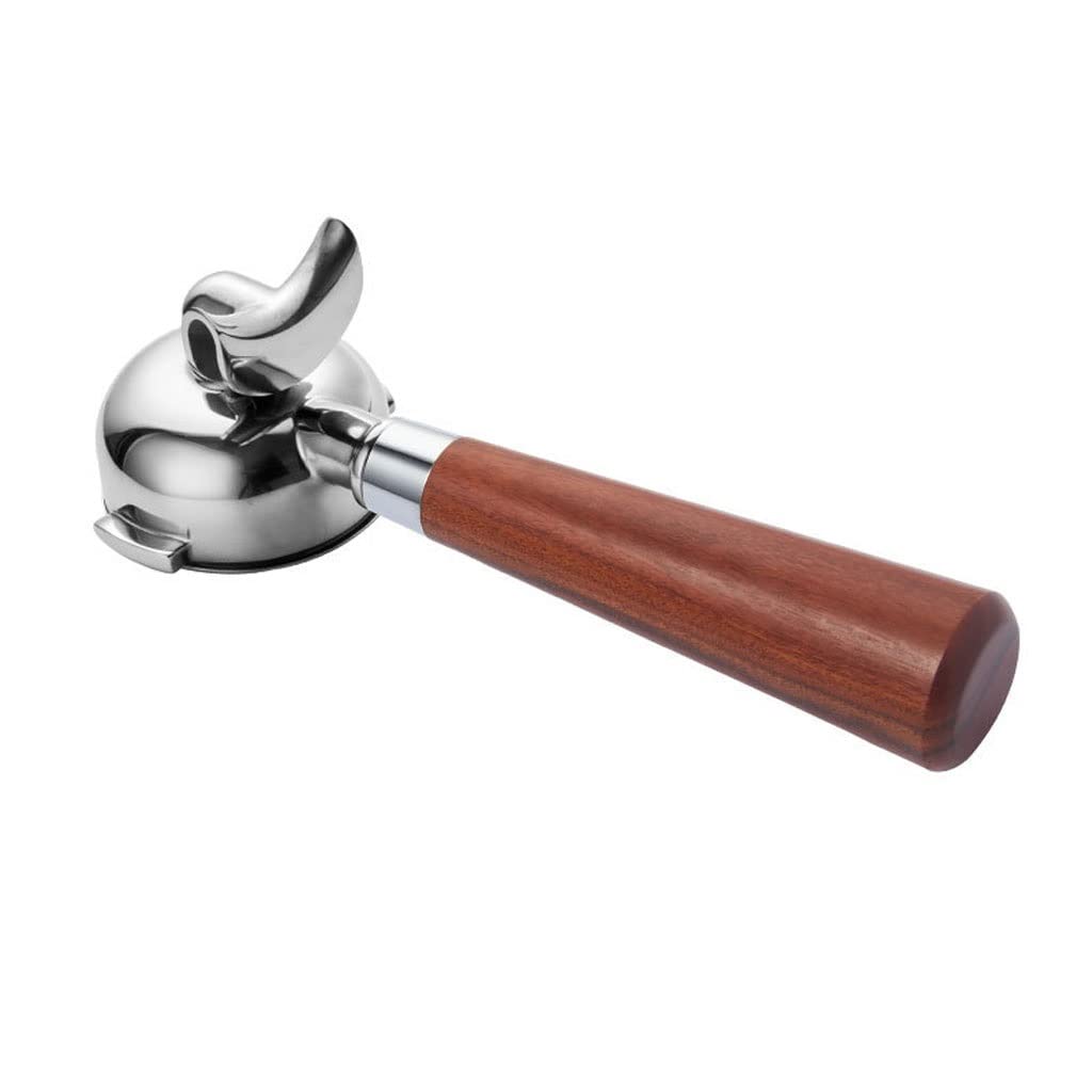 Premium 58mm Stainless Steel Espresso Portafilter Handle - Compatible with Semi-Automatic Coffee Machines, Double Spout & Single Spout Options - Perfect for Home Baristas & Coffee Shops (Color: E, Size: Double Spout) - Ideal for Espresso Brewing, Latte Art & Professional Coffee Making
