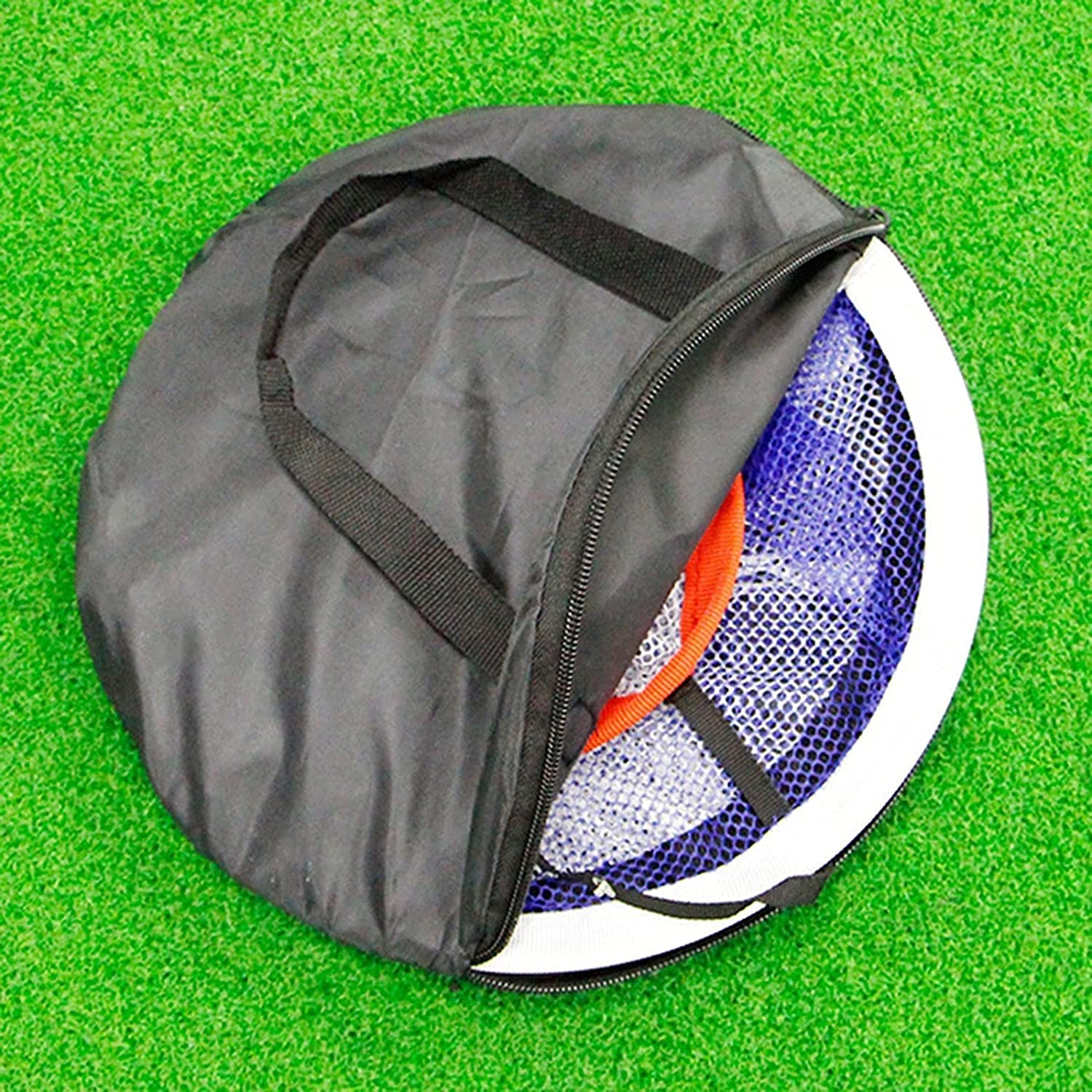YAOJIA 3-Layer Portable Golf Chipping Net - Indoor/Outdoor Golf Practice Target Training Net for Men | Perfect for Backyard, Driving Range & Home Golf Games | Great Golf Gift for Men & Women