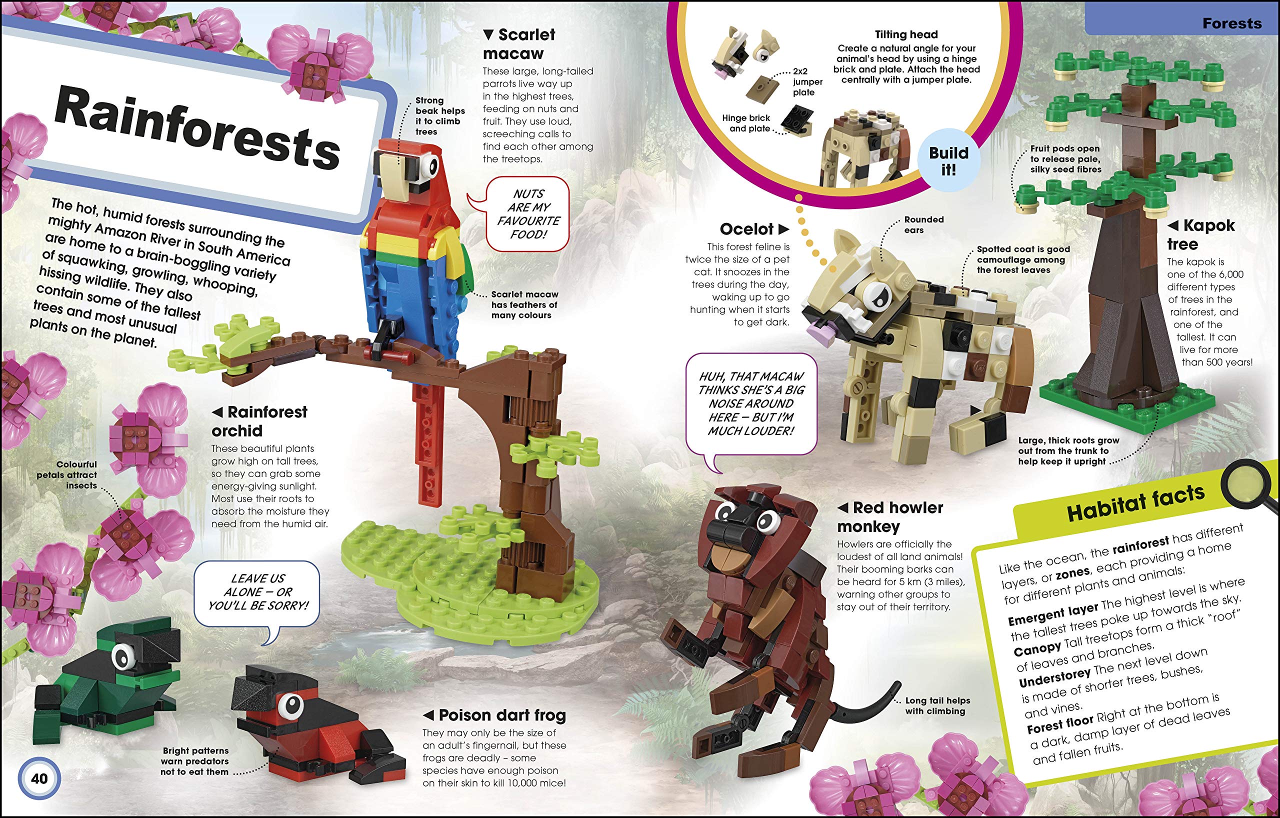 LEGO Super Nature Building Kit - 4 Exclusive Mini Models for Kids & Collectors | Creative STEM Toy for Indoor Play & Gift Giving