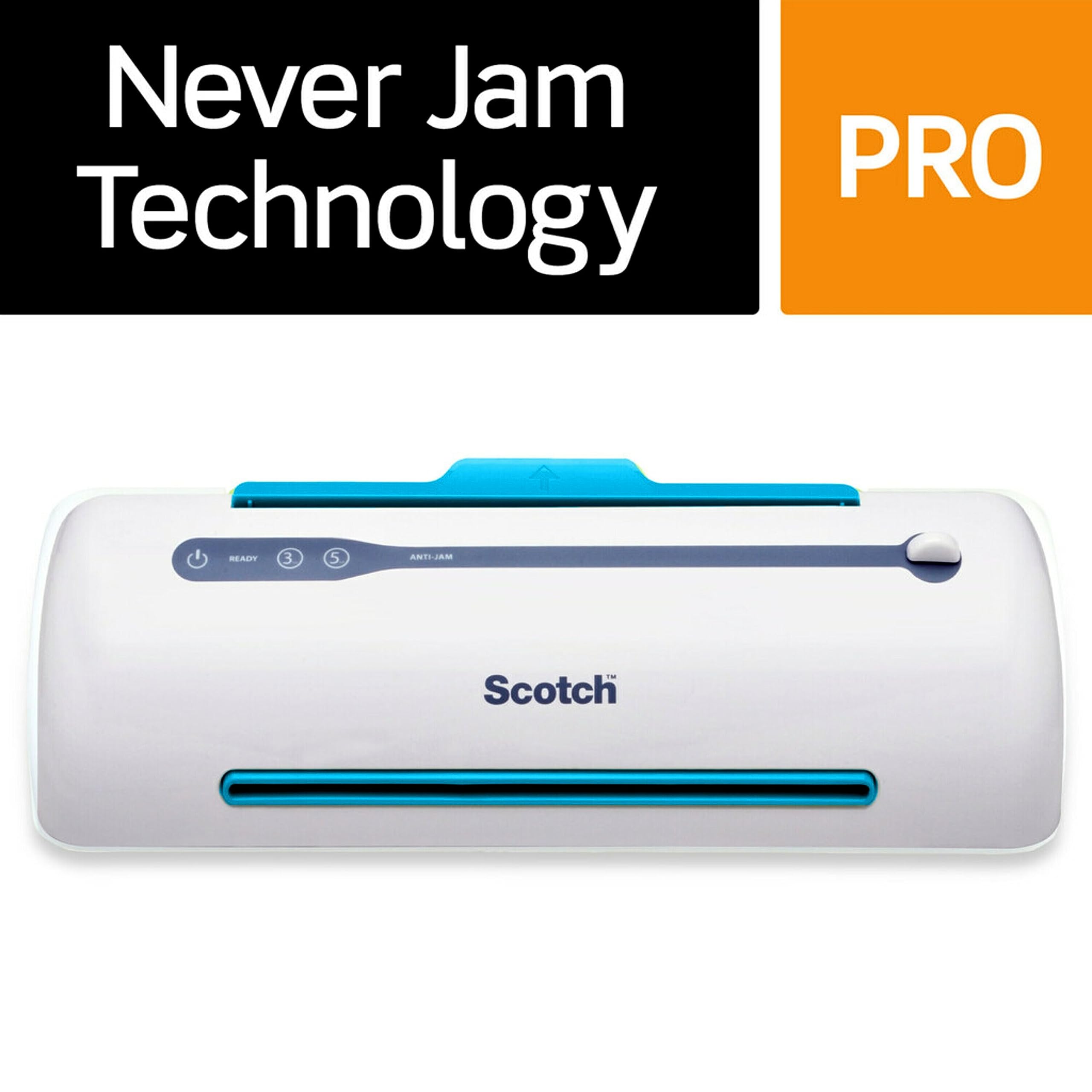 Scotch PRO Thermal Laminator Machine with Never Jam Technology - 9 Inch Wide 2 Roller System (TL906) - Includes Laminating Pouches - Perfect for Documents, Photos, ID Cards & School Projects