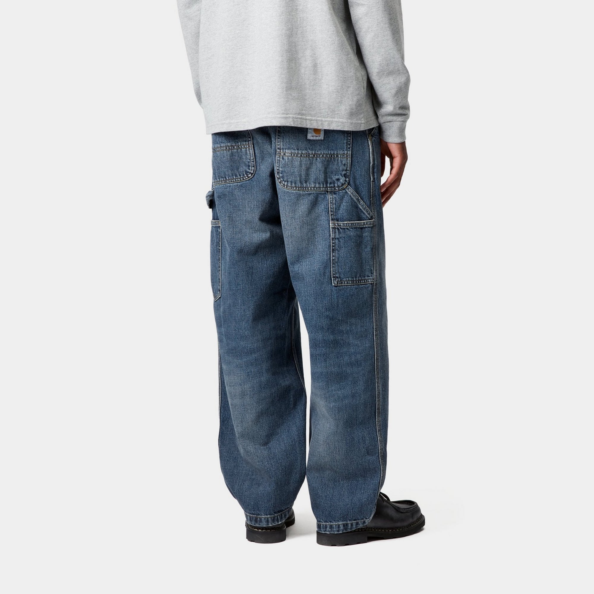 OG Single Knee Pant Denim Jeans - Dark Blue Used Wash | Durable & Stylish for Casual Wear, Work, and Outdoor Activities