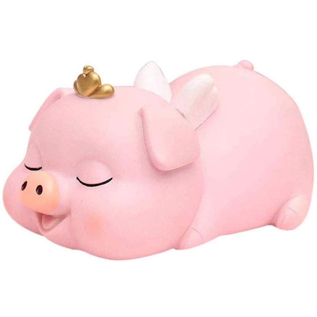 Cute Pig Coin Bank for Kids - Shatterproof Piggy Bank with Coin Slot, Creative Money Saving Box - Perfect Gift for Birthdays & Holidays (Color: A) - Ideal for Home, Office & Classroom Savings