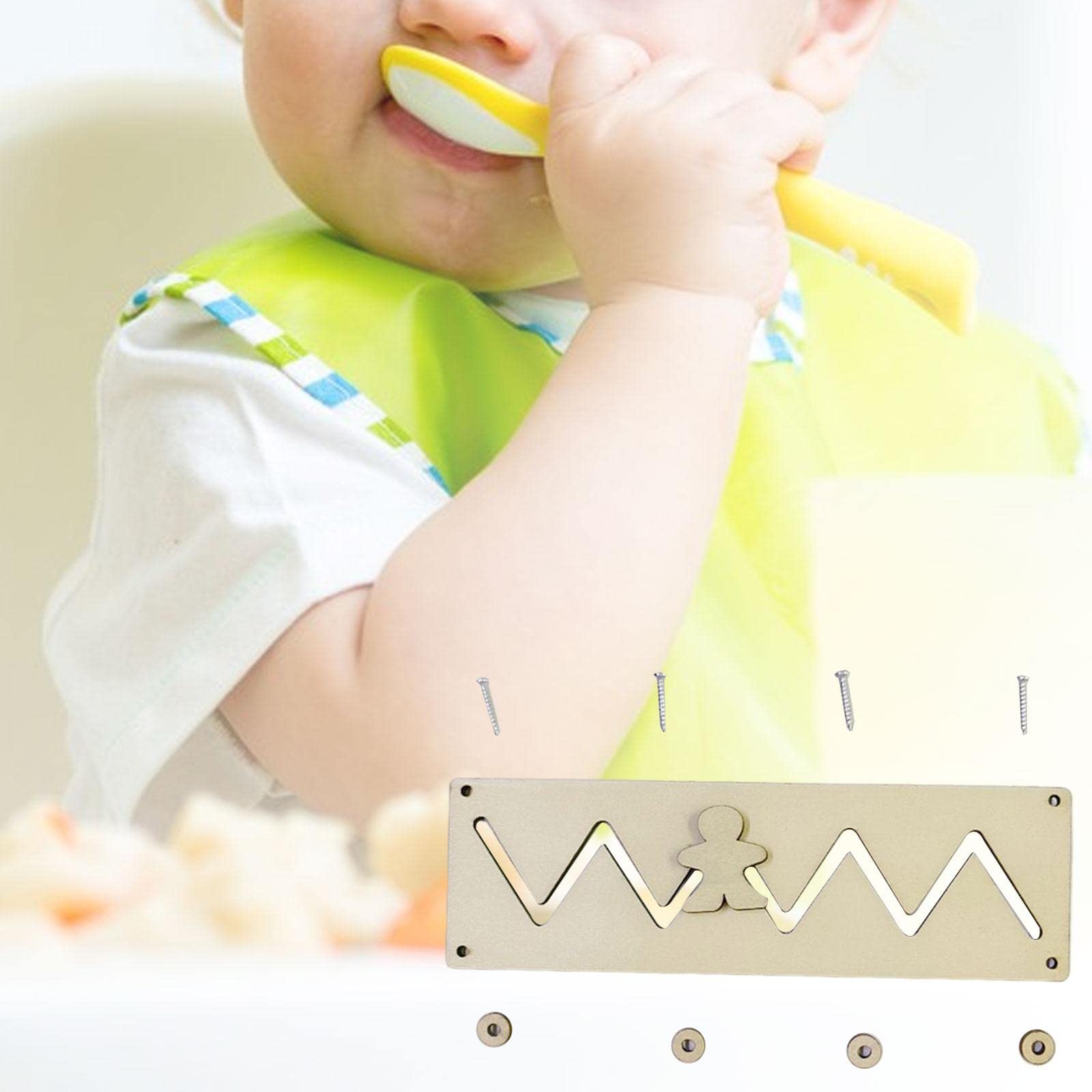 Montessori Sensory Busy Board Accessories - Slide Track DIY Parts for Kids | Educational Developmental Toys for Toddlers | Perfect for Home Learning & Travel Activities (Style A)