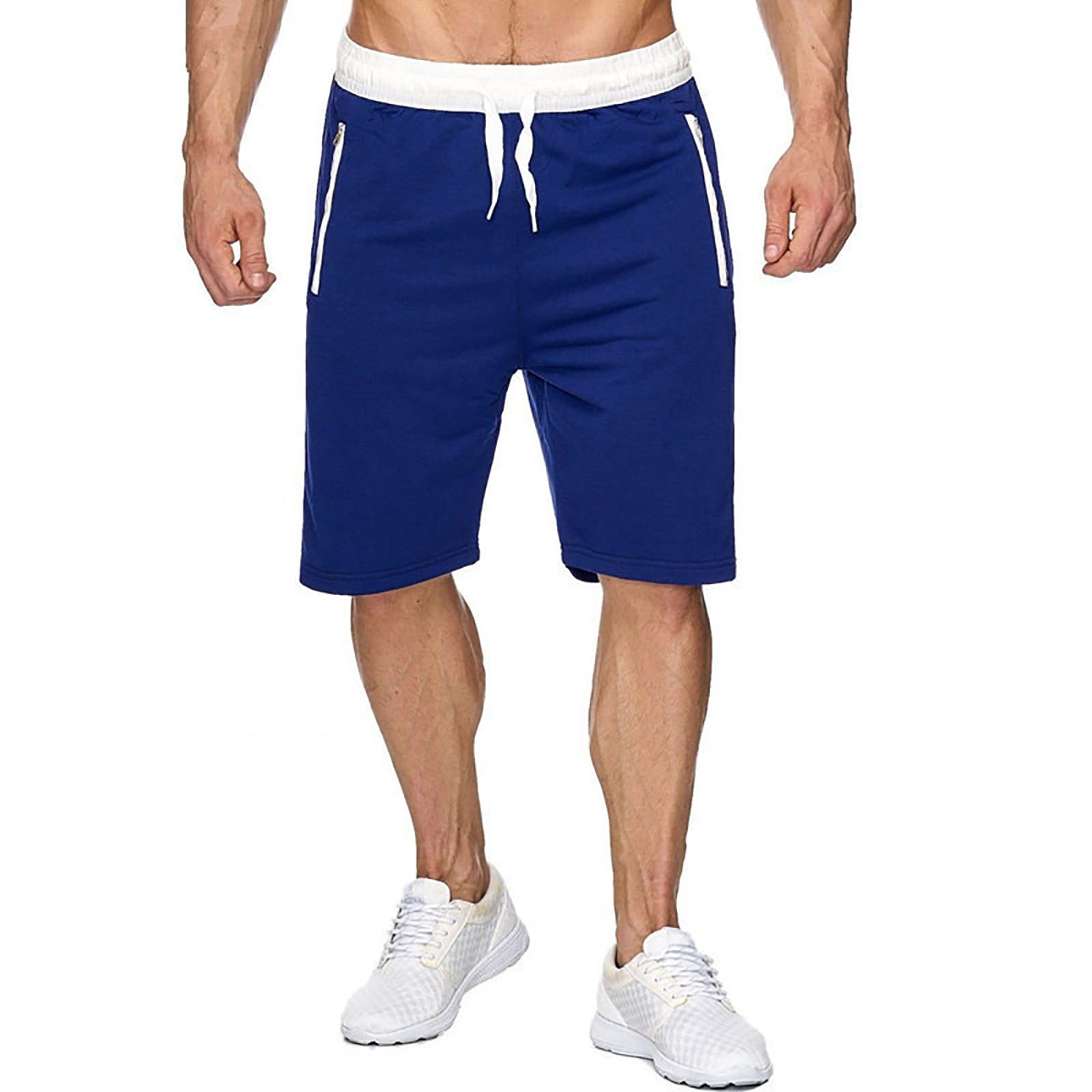 YMOSRH Men's Cargo Shorts - Classic Fit Casual Drawstring Elastic Waist Summer Shorts with Multiple Pockets | Perfect for Beach, Hiking, Travel & Outdoor Activities