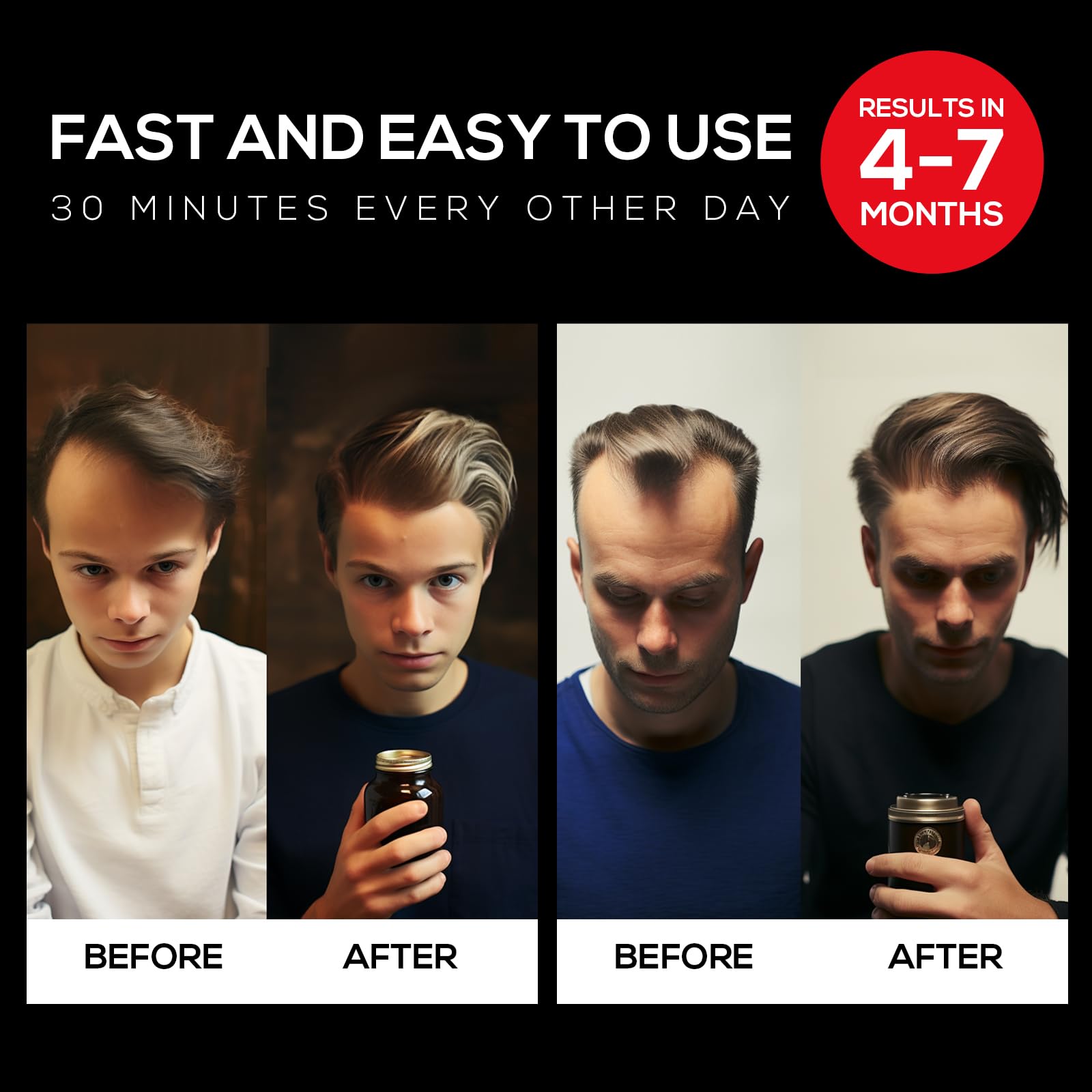 Laser Therapy Cap for Hair Regrowth - FDA Cleared Hair Loss Treatment for Men & Women | Red Light Therapy Cap for Thinning Hair | At-Home Hair Growth System for Daily Use & Salon Results