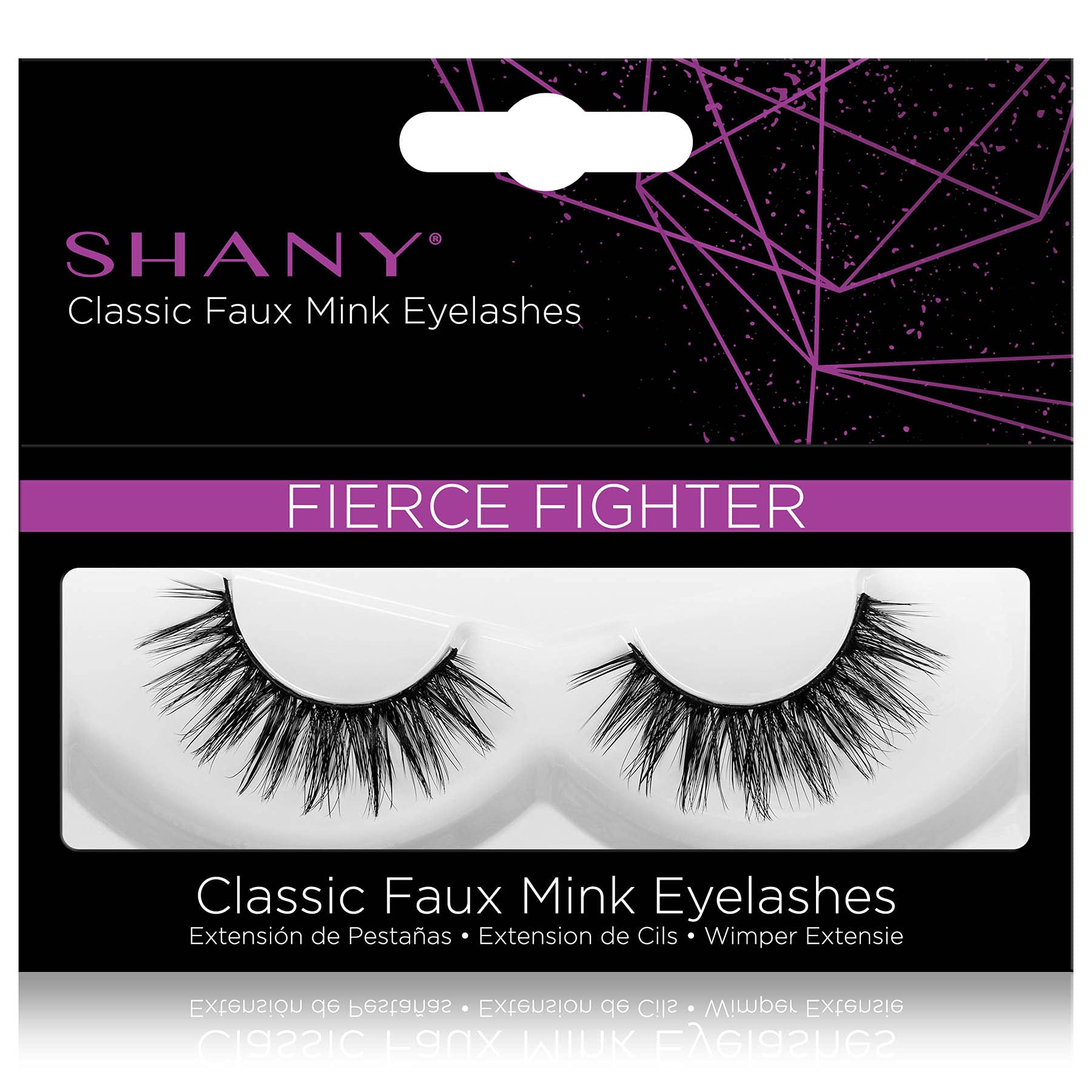 SHANY Classic Faux Mink Eyelashes - 3D Reusable Fluffy Soft Strip Lashes, Medium Volume, Durable Single Pair - Perfect for Night Out, Party, Wedding & Special Occasions