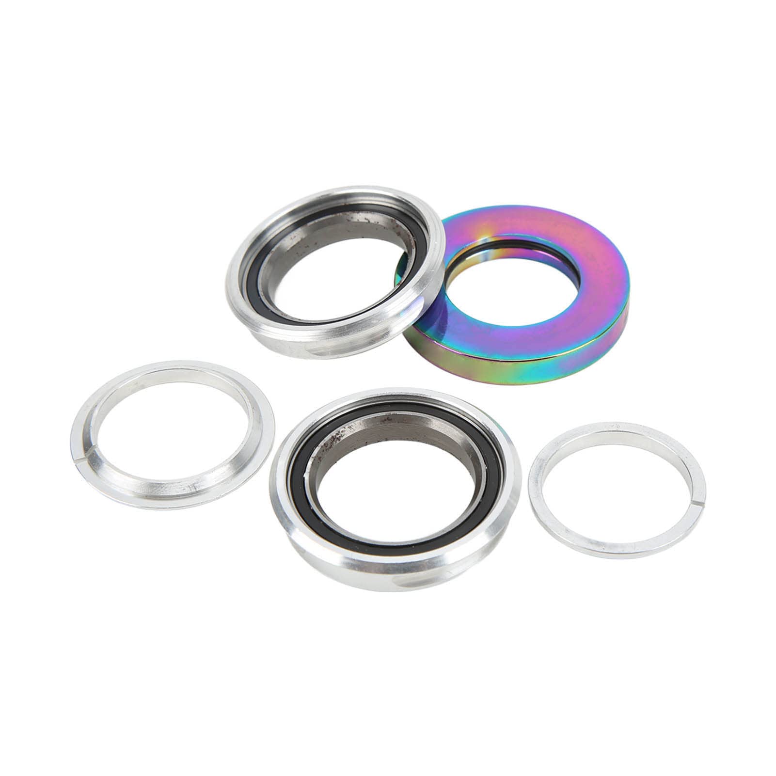 SPYMINNPOO 44mm Aluminum Alloy Bicycle Headset for Folding Bikes - Compatible with BYA412, P18, P8 Models - Durable Bike Bearing Headset for Colorful Riding | Perfect for Urban Commuting & Leisure Cycling