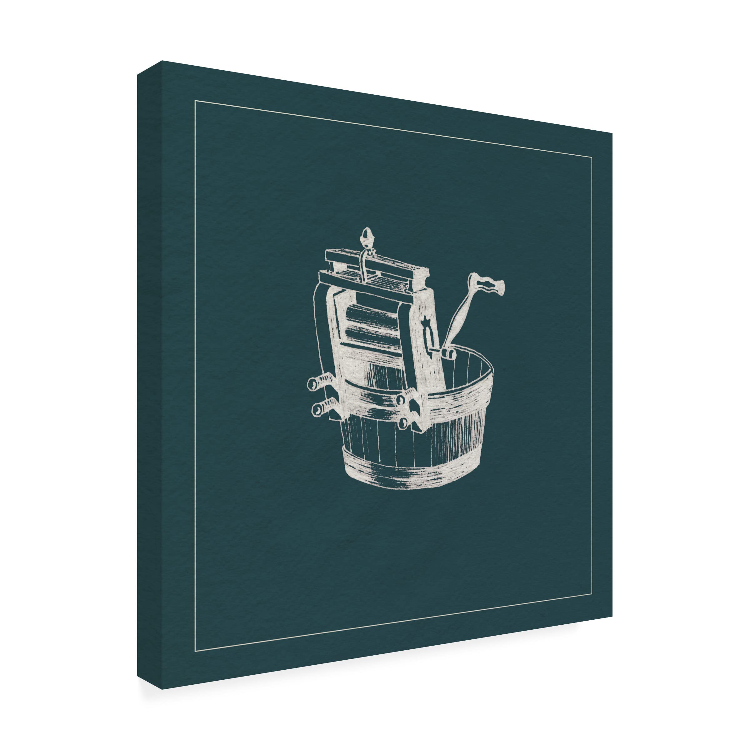 Grace Popp 'Laundry Tips I' Canvas Wall Art Print - Modern Home Decor for Living Room, Bedroom & Office - Trademark Fine Art Collection