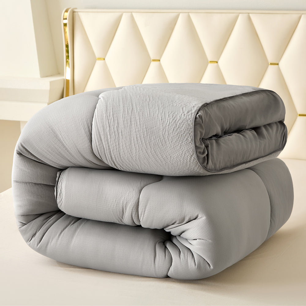 MAXYOYO Extra Thick Cooling Mattress Topper - 8-21 Inch Deep Pocket Queen Size - Breathable Grey Memory Foam Bed Topper for Hot Sleepers - Perfect for Summer Nights & Guest Rooms