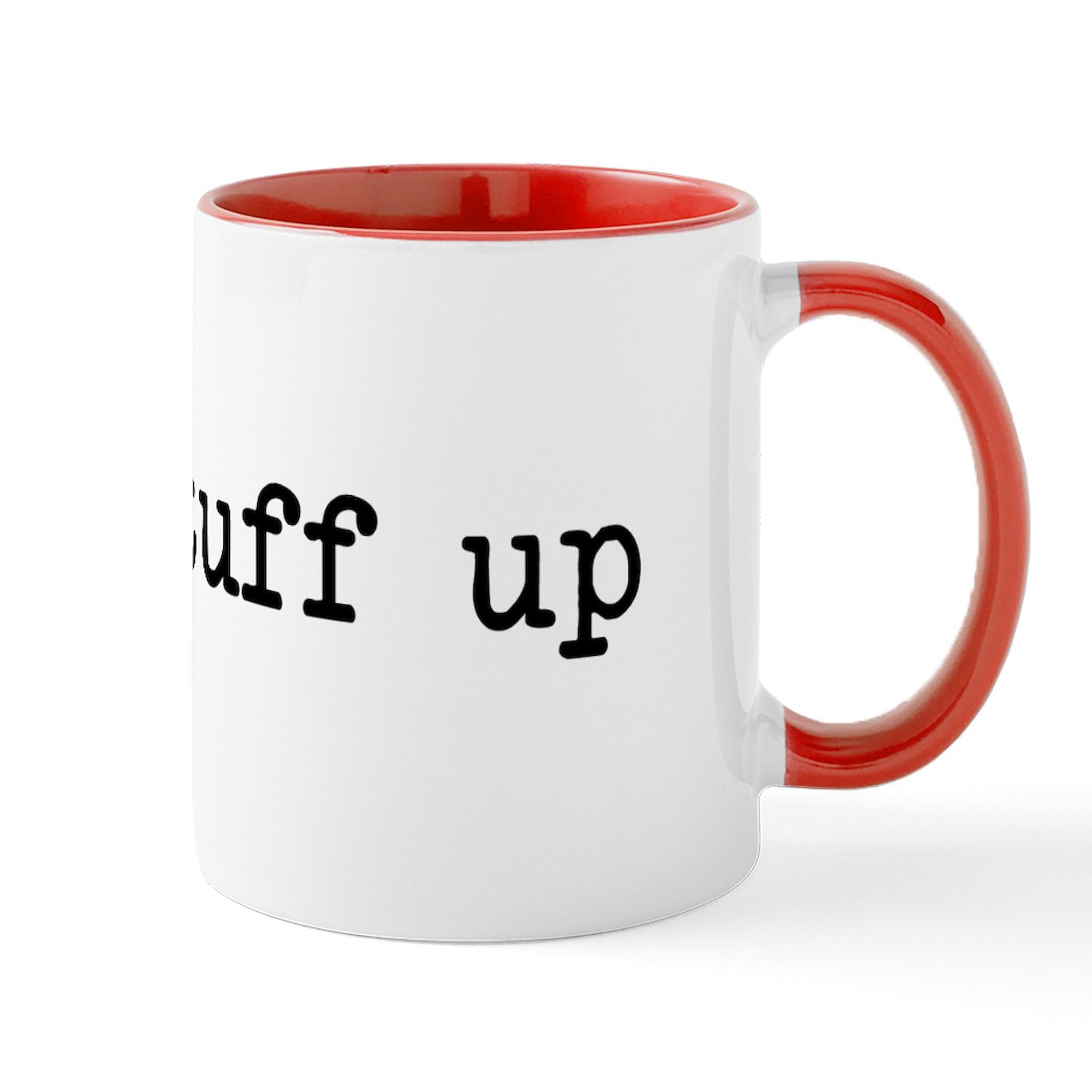 CafePress 11 oz (325 ml) Ceramic Coffee Mug - Funny 'I Make Stuff Up' Design - Perfect for Office, Home & Gifts