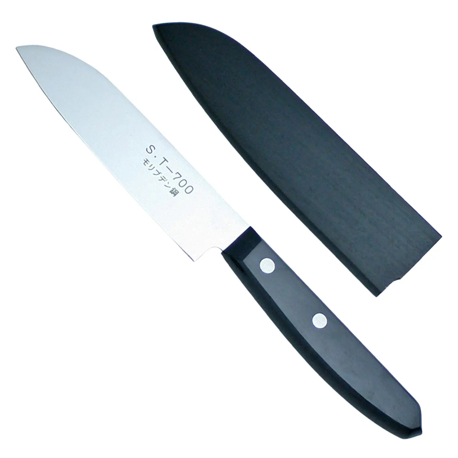 Premium Kanetsune Seki Japanese Stainless Steel Fruit Knife - Sharp Kitchen Utility Knife for Slicing Apples, Peaches & Melons - Perfect for Home Cooking, Camping & Picnics